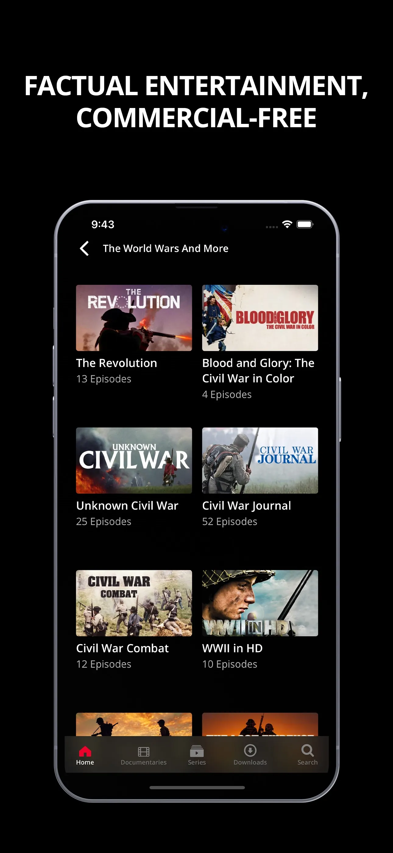 HISTORY Vault iphone screenshot 2
