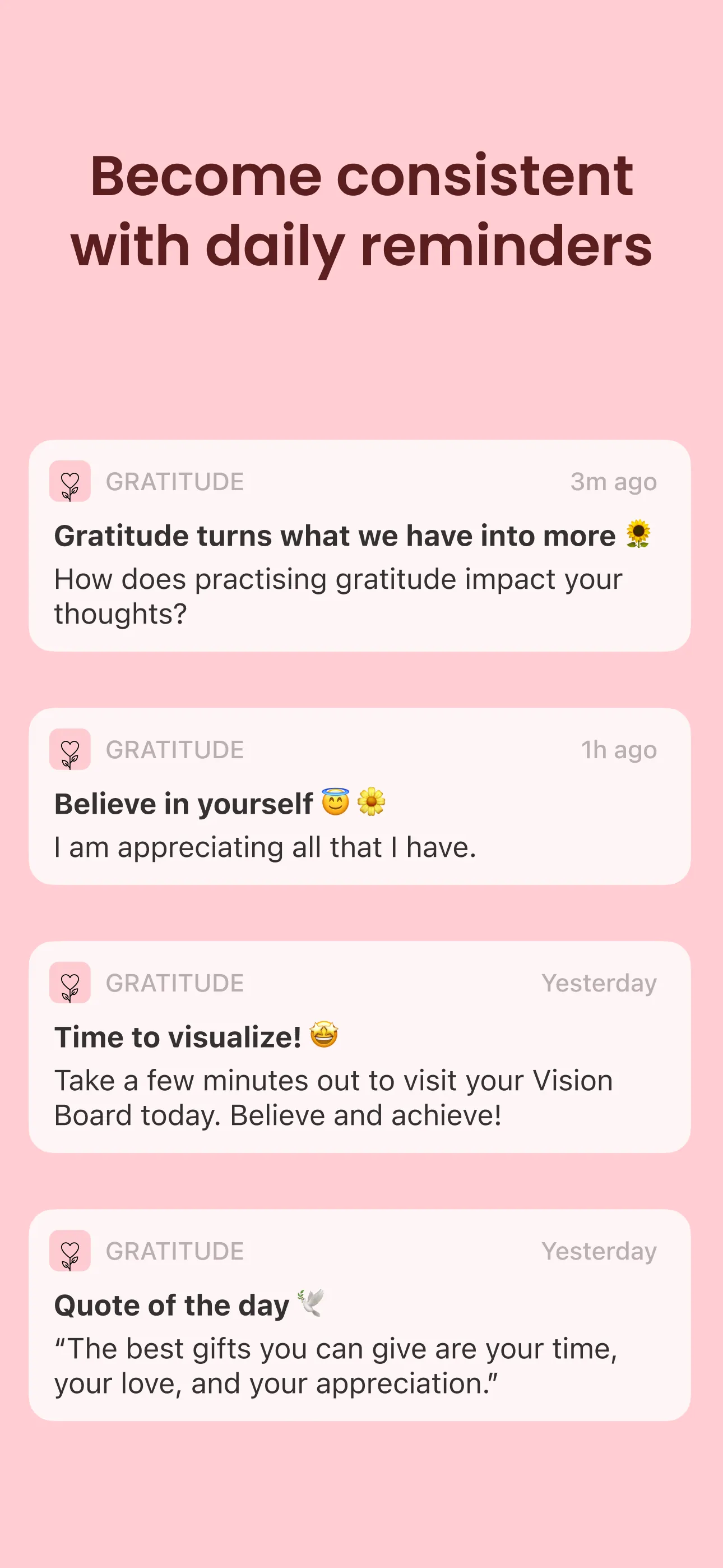 Gratitude: Self-Care Journal iphone screenshot 7