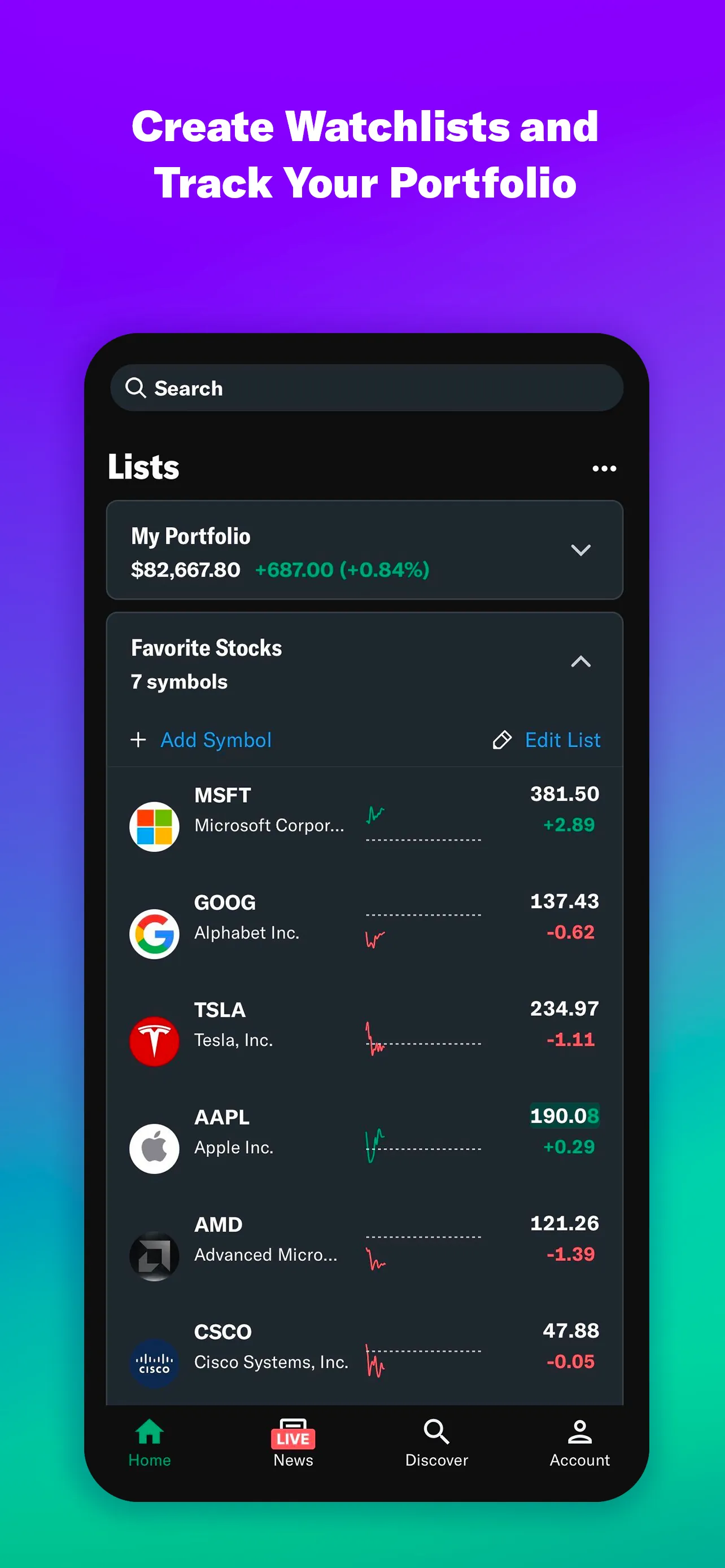 Yahoo Finance: Stocks & News iphone screenshot 3