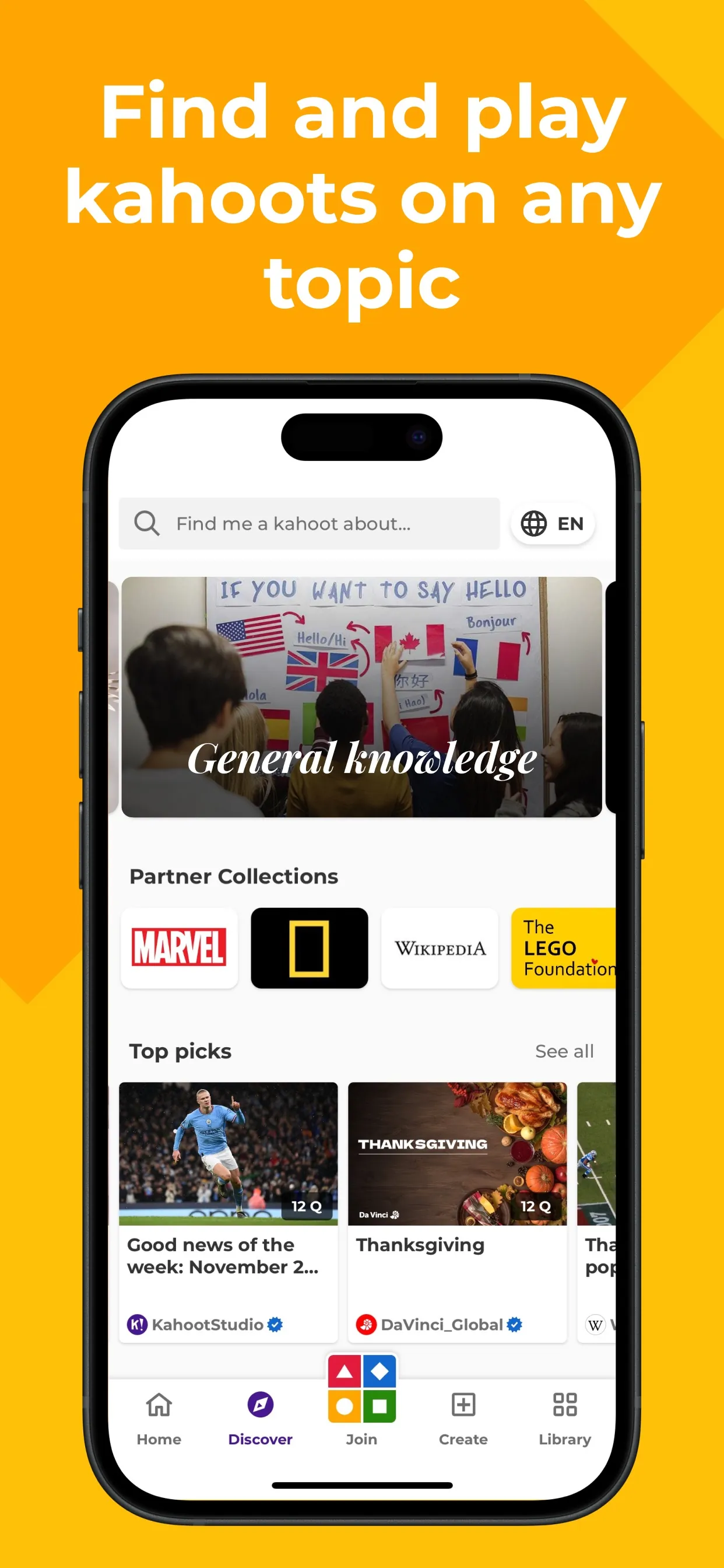 Kahoot! Play & Create Quizzes iphone screenshot 3