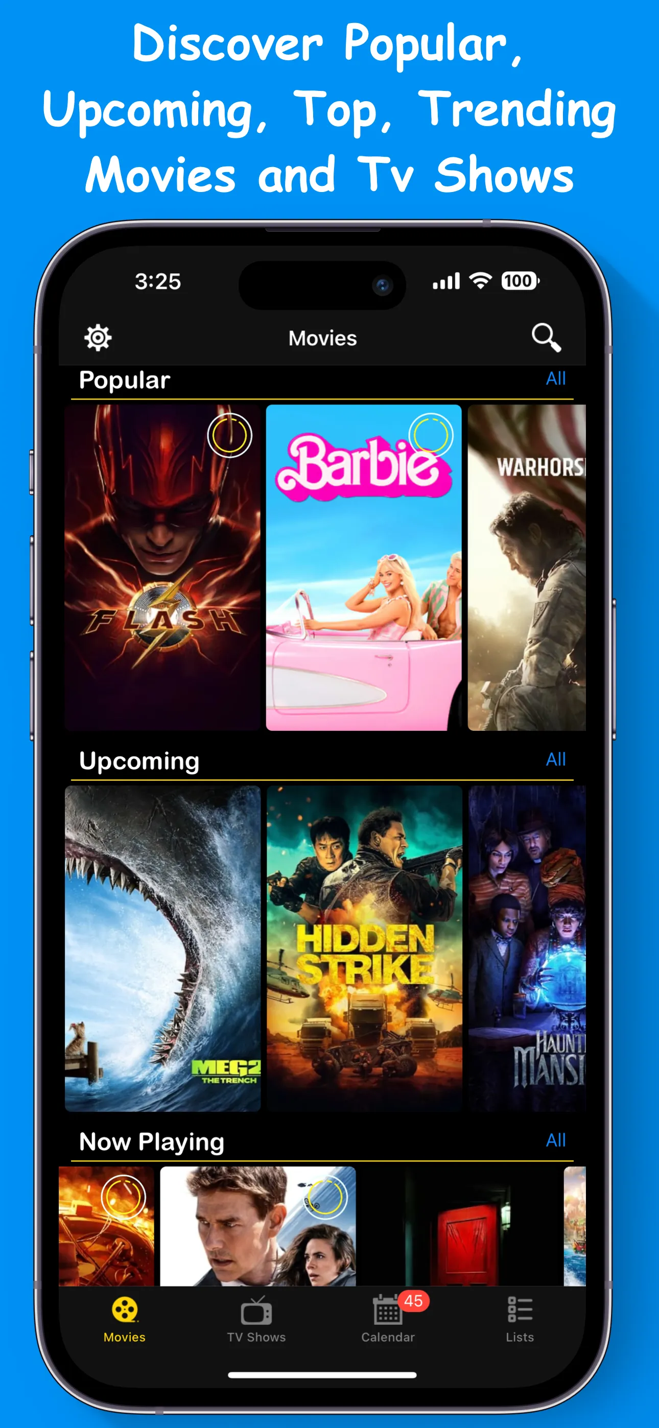 Movies Box & TV Show iphone screenshot 2