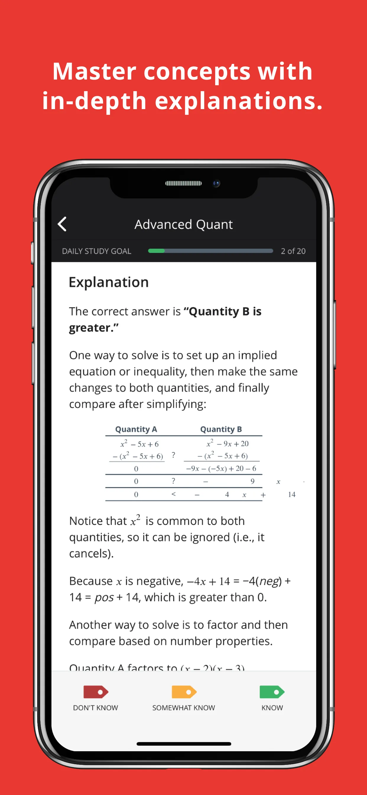 Manhattan Prep | GRE Practice iphone screenshot 4