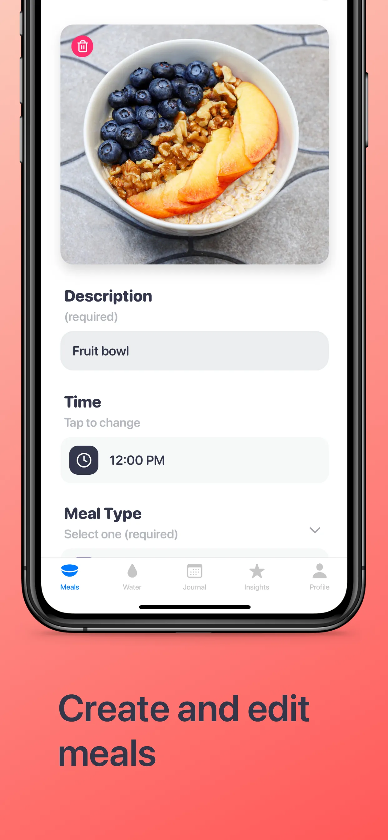 Your Food Journal iphone screenshot 2