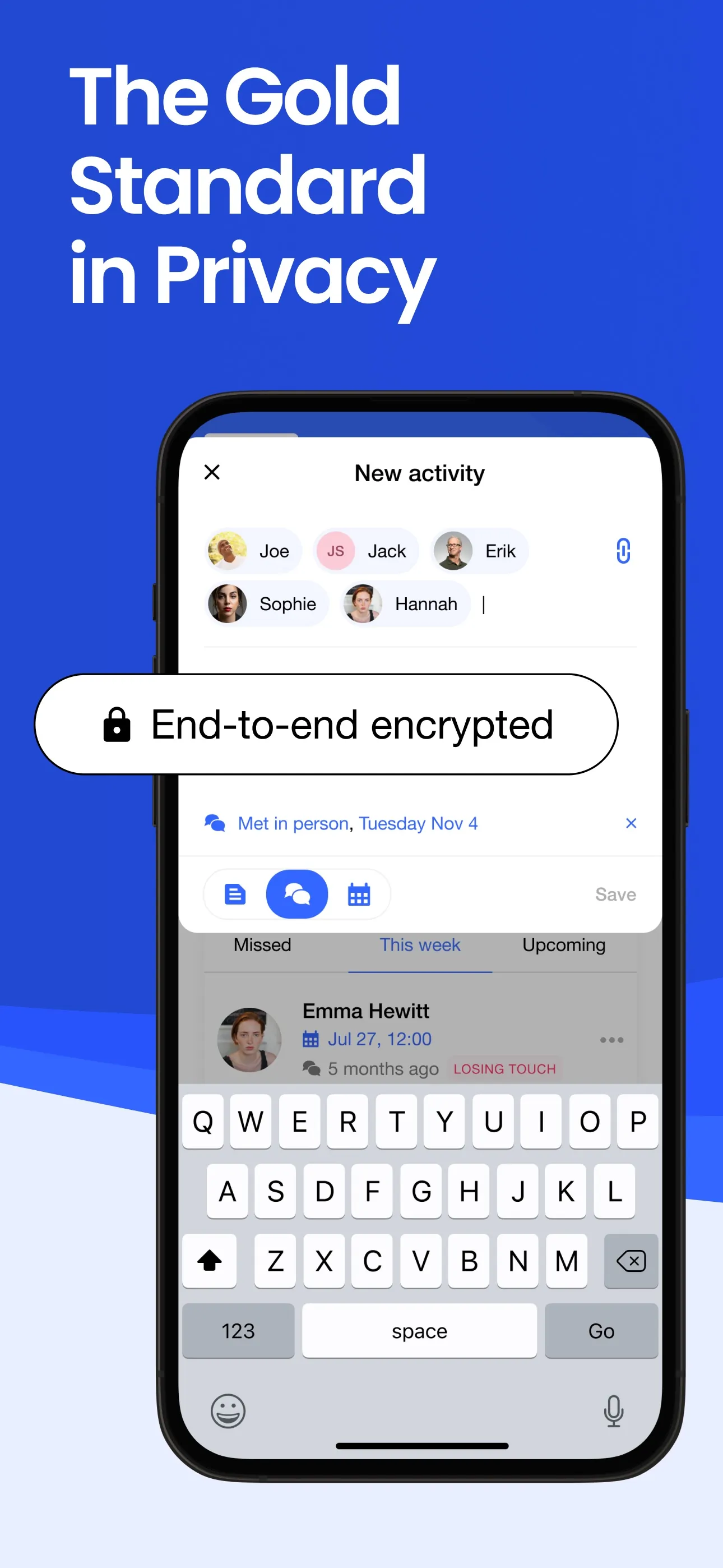Covve CRM Manage your contacts iphone screenshot 8