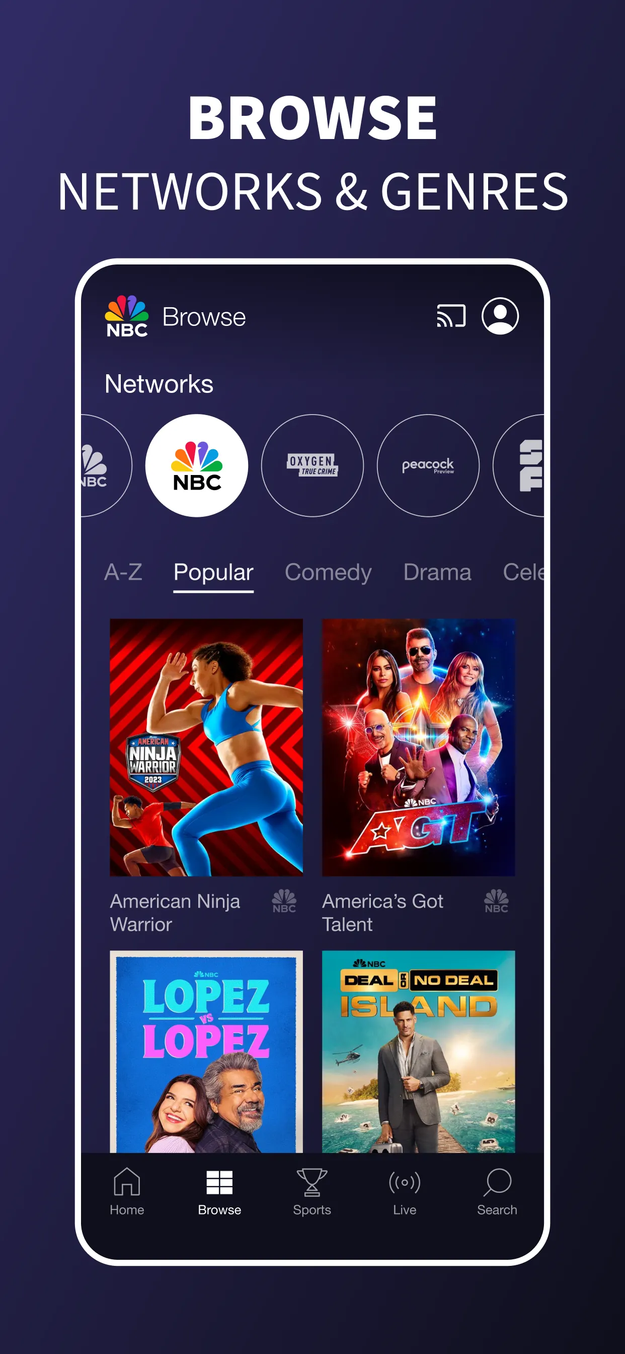 The NBC App – Stream TV Shows iphone screenshot 6