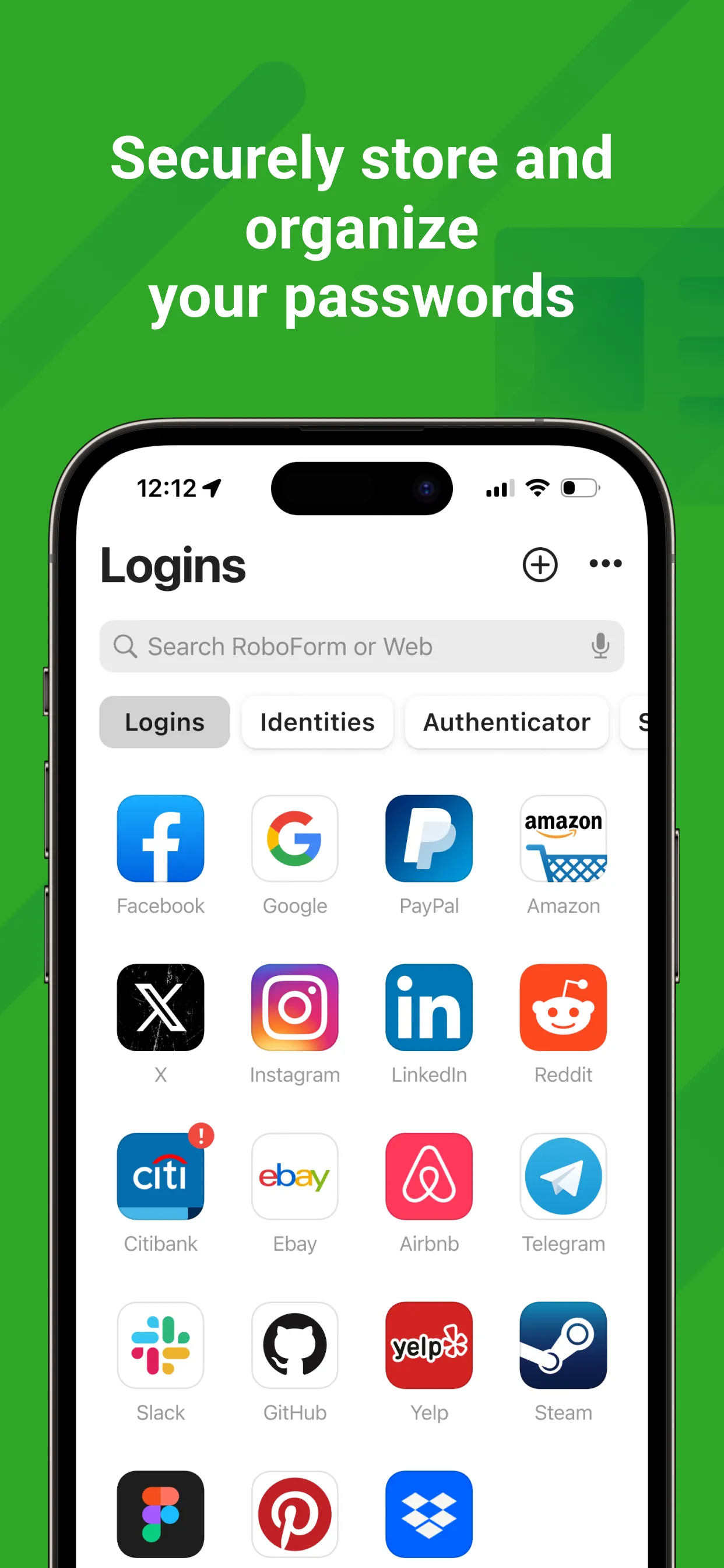 RoboForm Password Manager iphone screenshot 1
