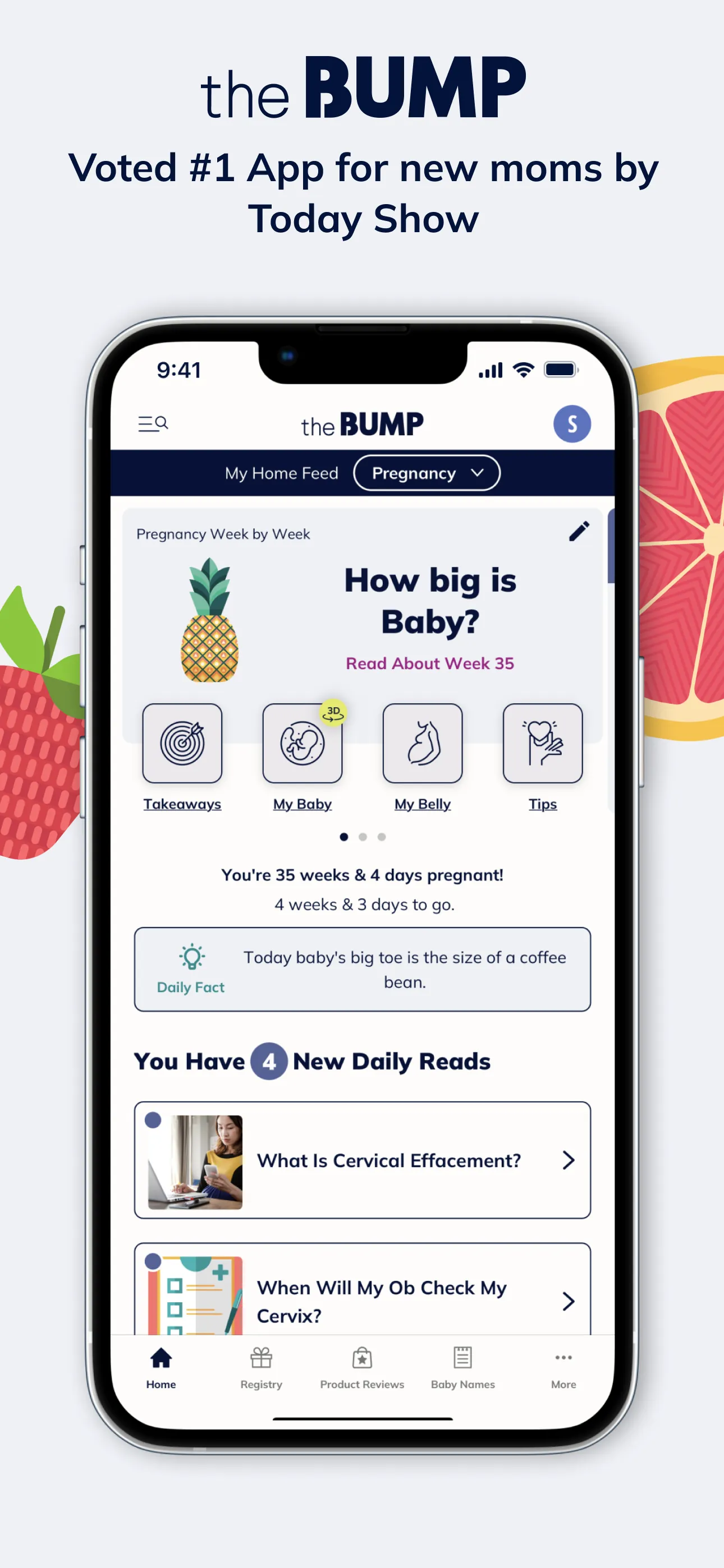 Pregnancy & Baby App: The Bump iphone screenshot 2