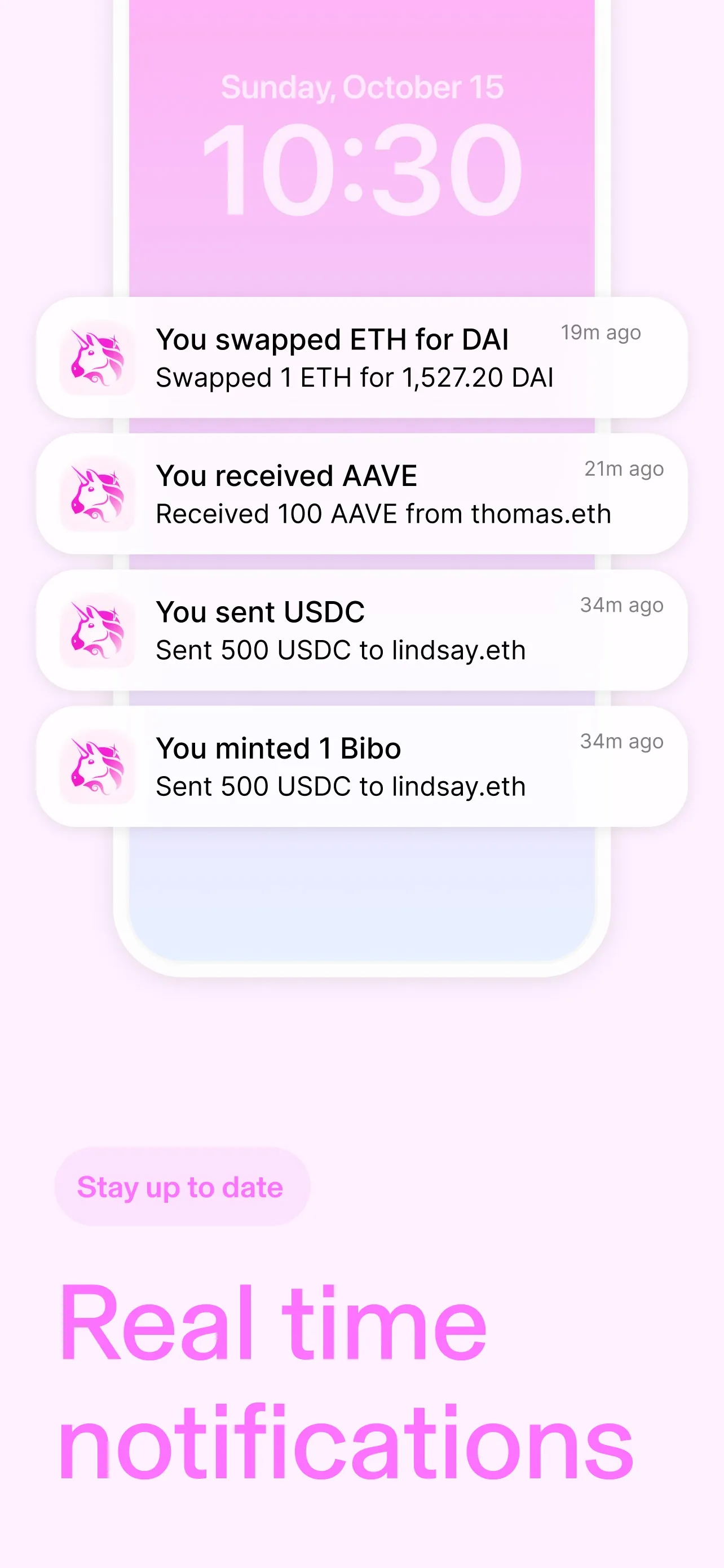 Uniswap: Crypto & NFT Wallet iphone screenshot 9
