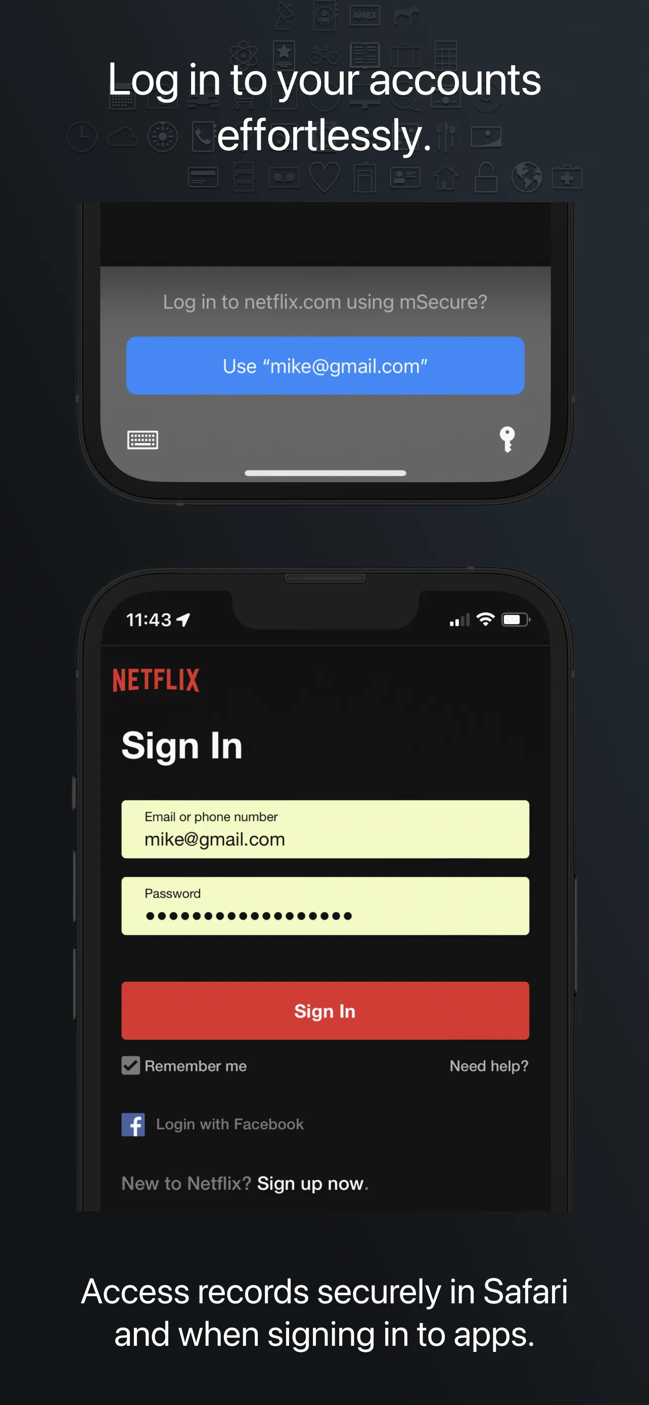 Password Manager - mSecure iphone screenshot 4