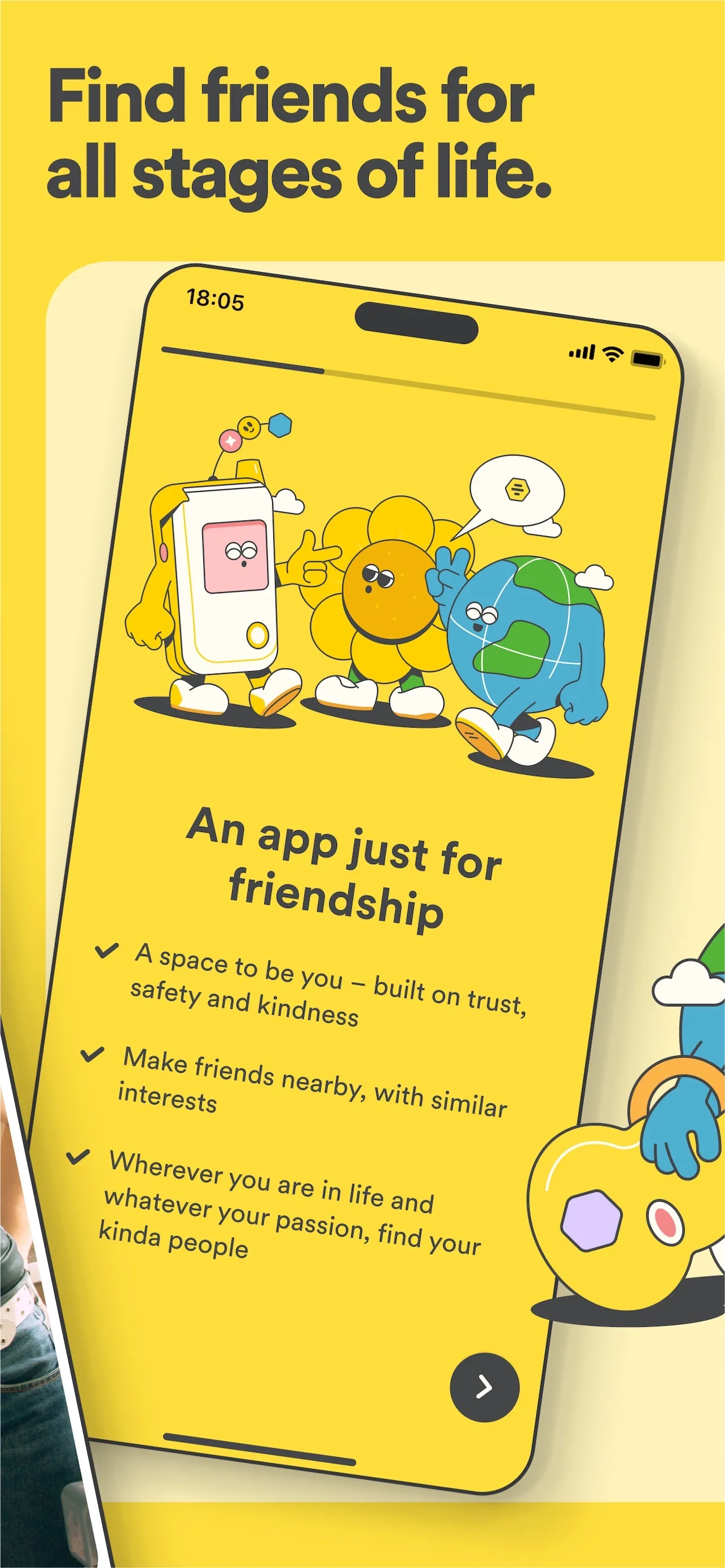 Bumble For Friends: Meet IRL iphone screenshot 2