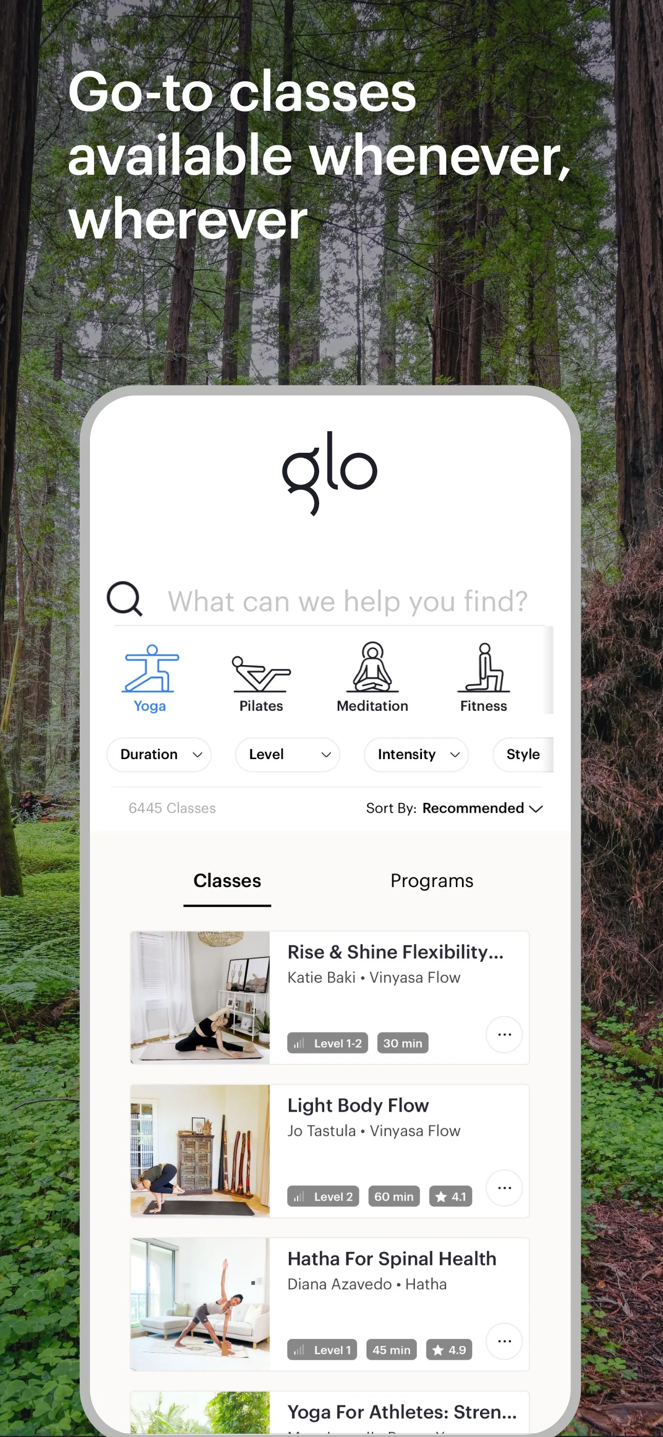 Glo | Yoga and Meditation App iphone screenshot 10