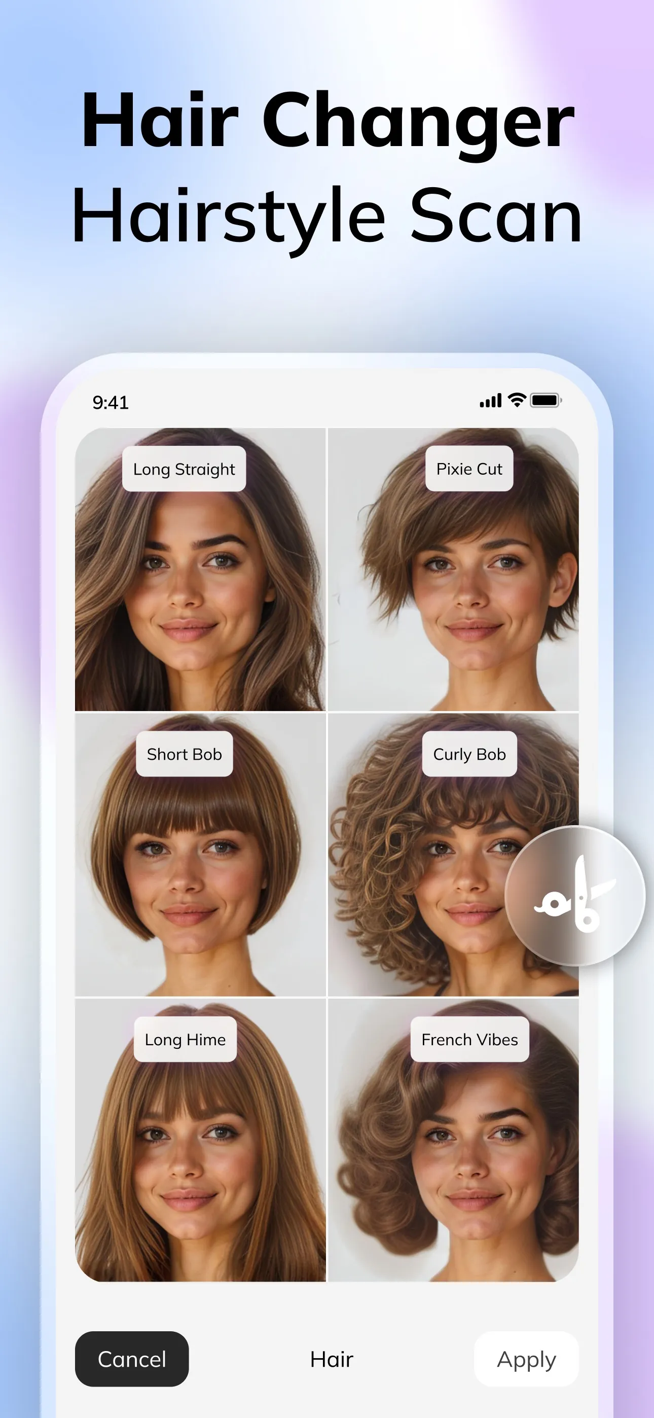 HairApp: AI Hairstyle Changer iphone screenshot 3