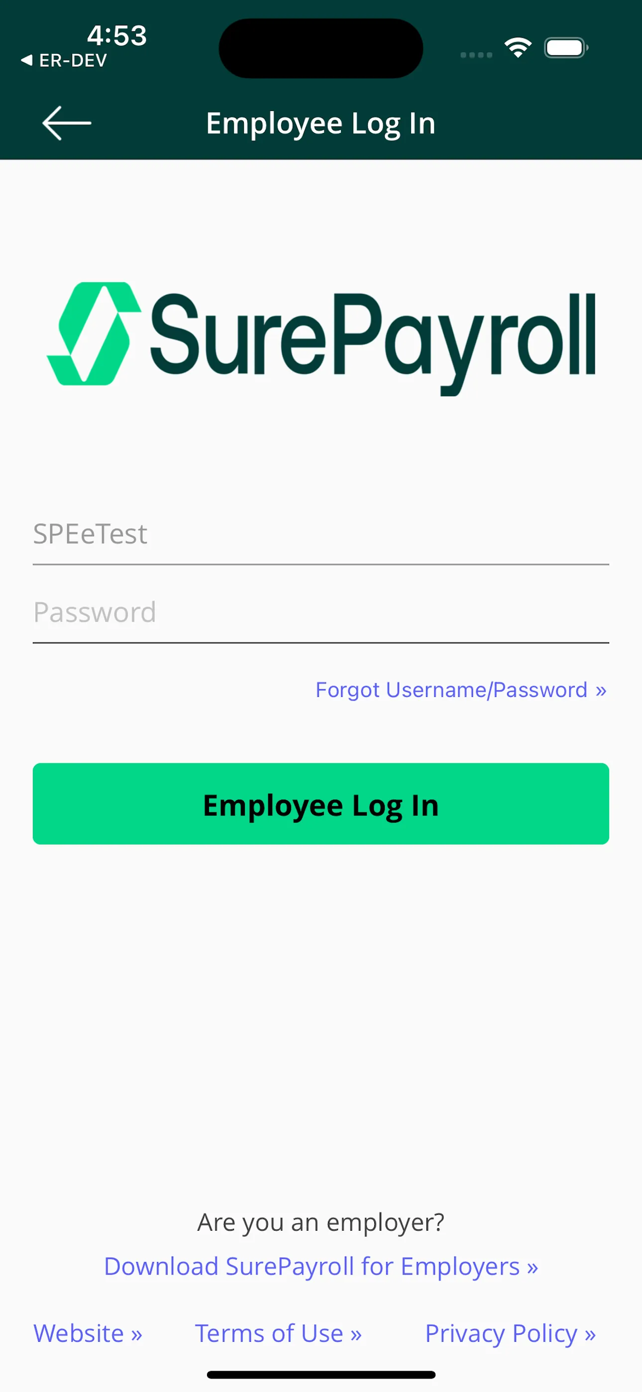 SurePayroll for Employees iphone screenshot 2