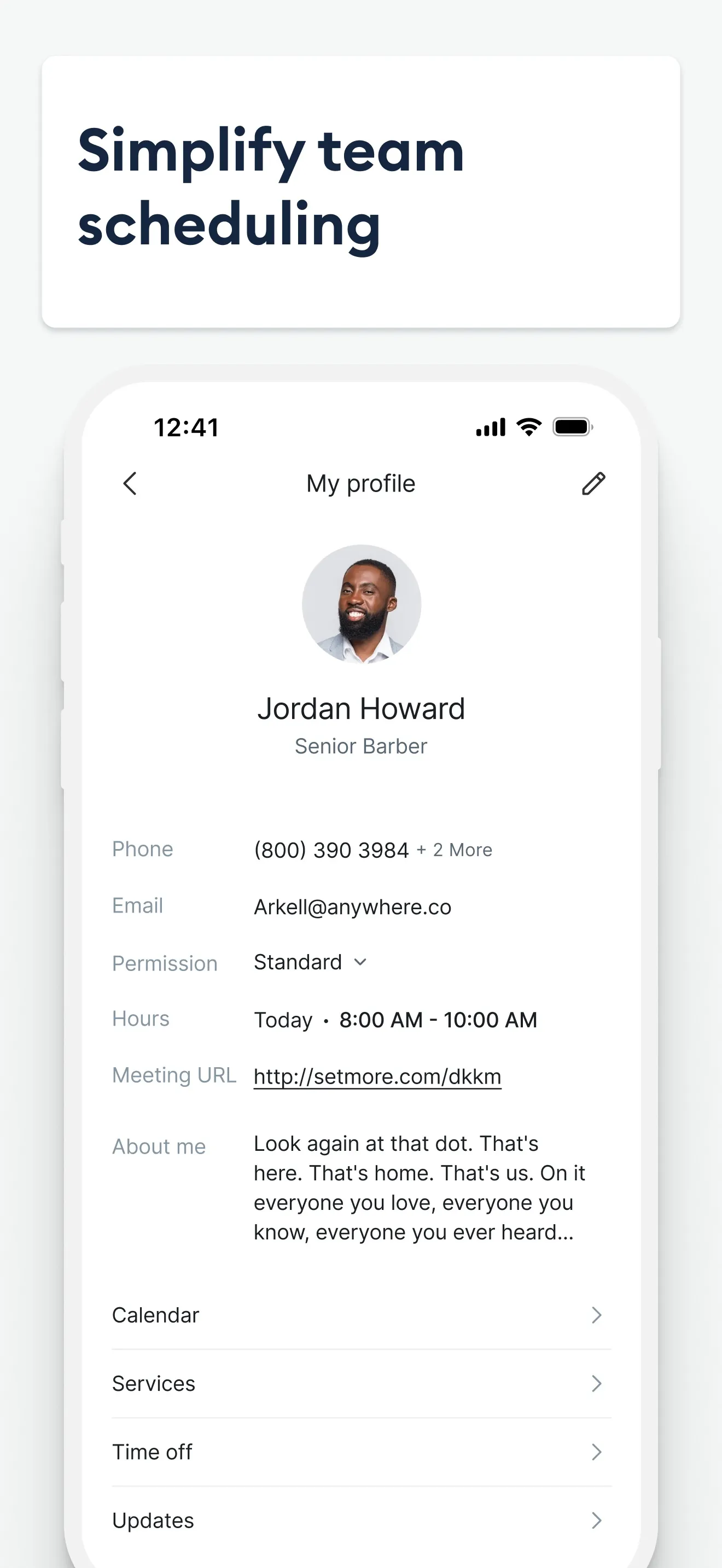 Setmore Appointment Scheduling iphone screenshot 5