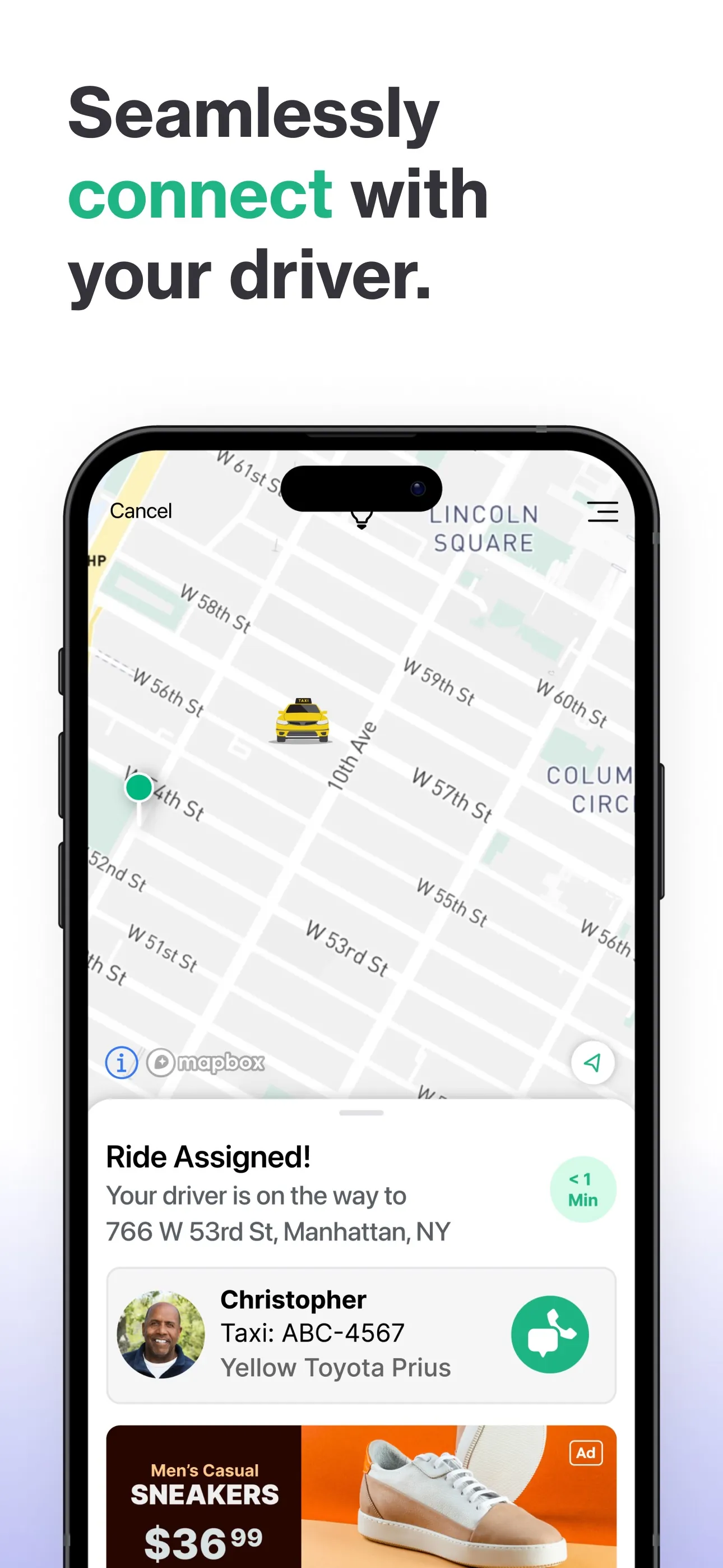 Curb - Request & Pay for Taxis iphone screenshot 4