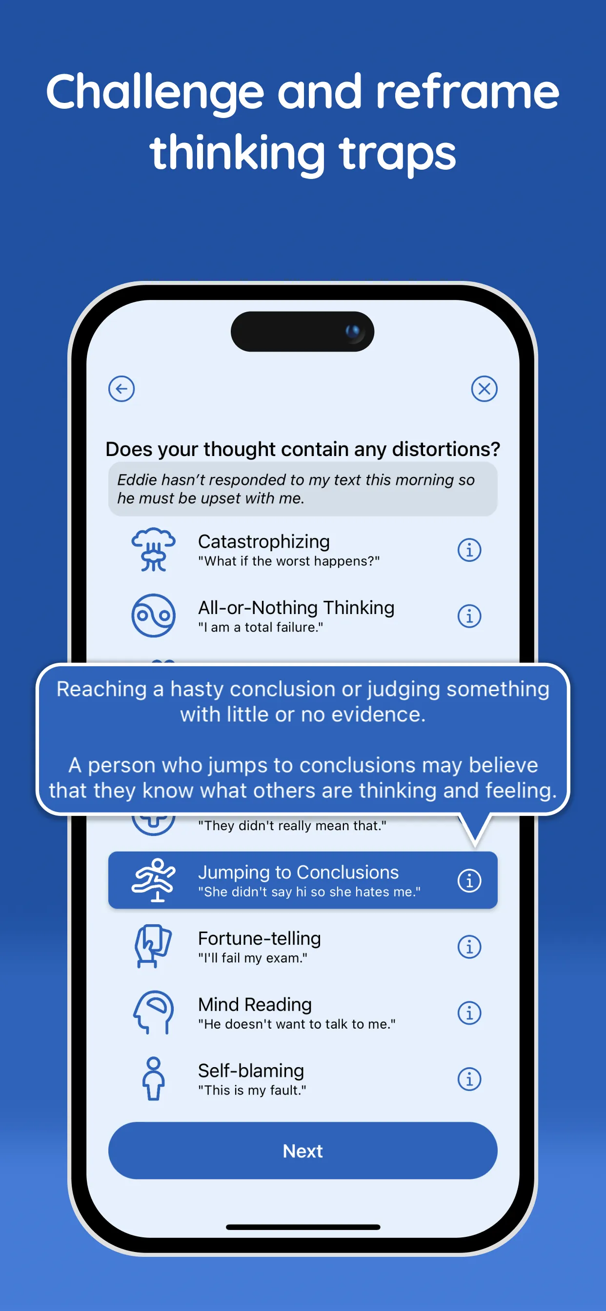 Clarity: CBT Self Help Journal iphone screenshot 7