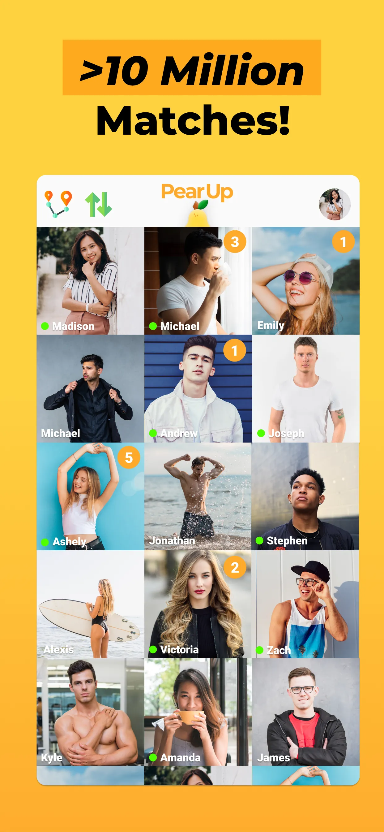 PearUp - Chat & Dating App iphone screenshot 1
