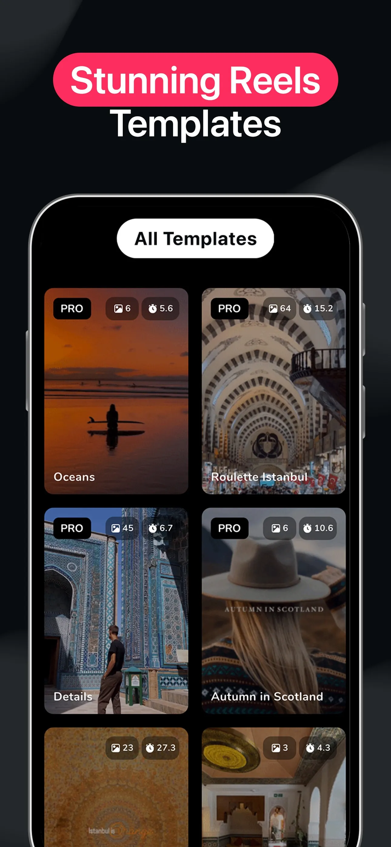 Reelsy Reel Maker IG Templates iphone screenshot 7