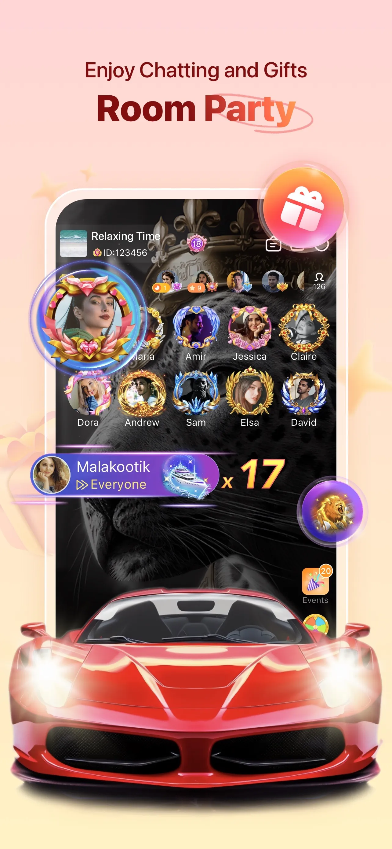 Yalla - Group Voice Chat Rooms iphone screenshot 2