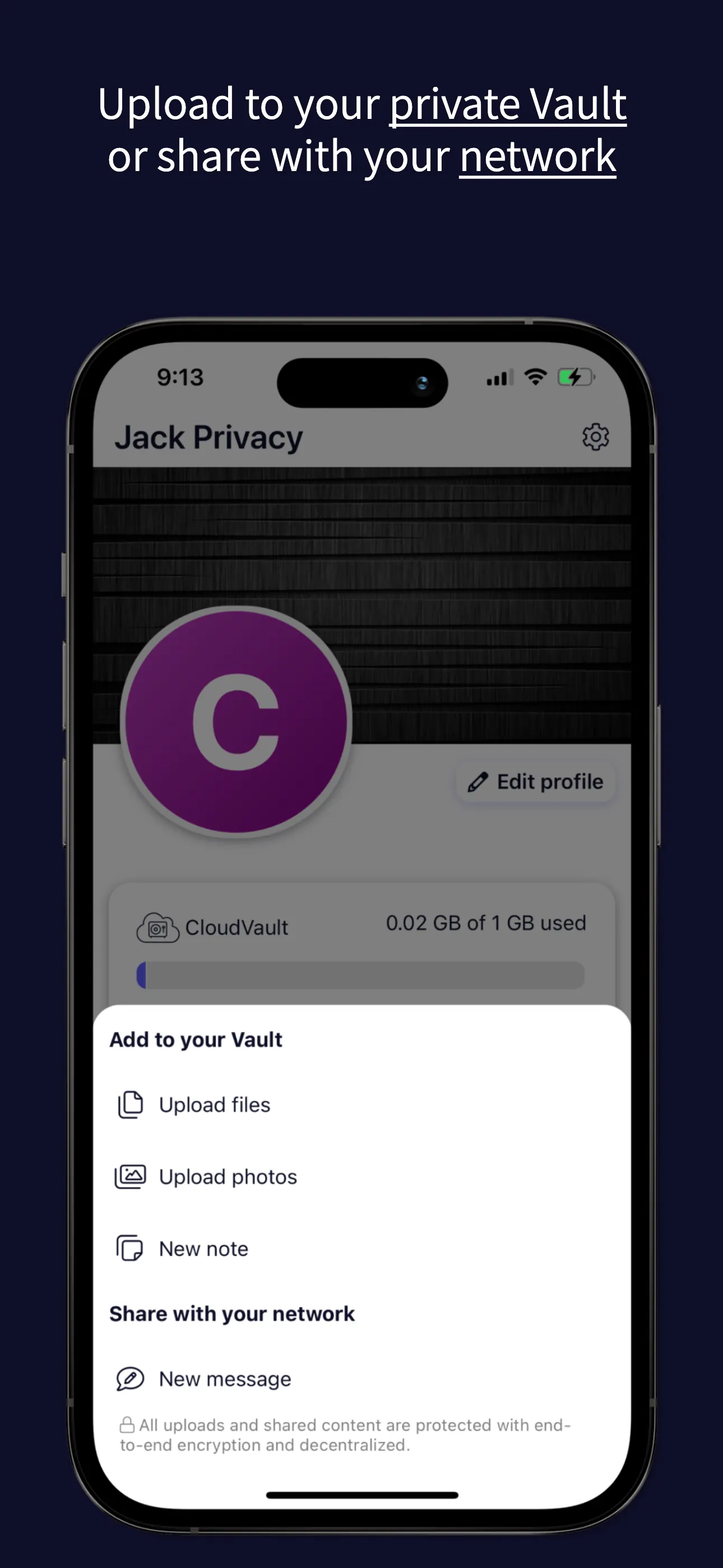 Sticknet: Web3 Social Storage iphone screenshot 8