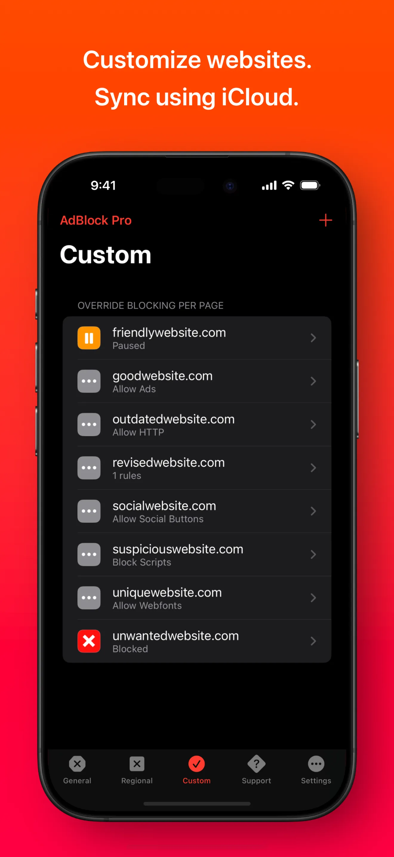 AdBlock Pro for Safari iphone screenshot 4