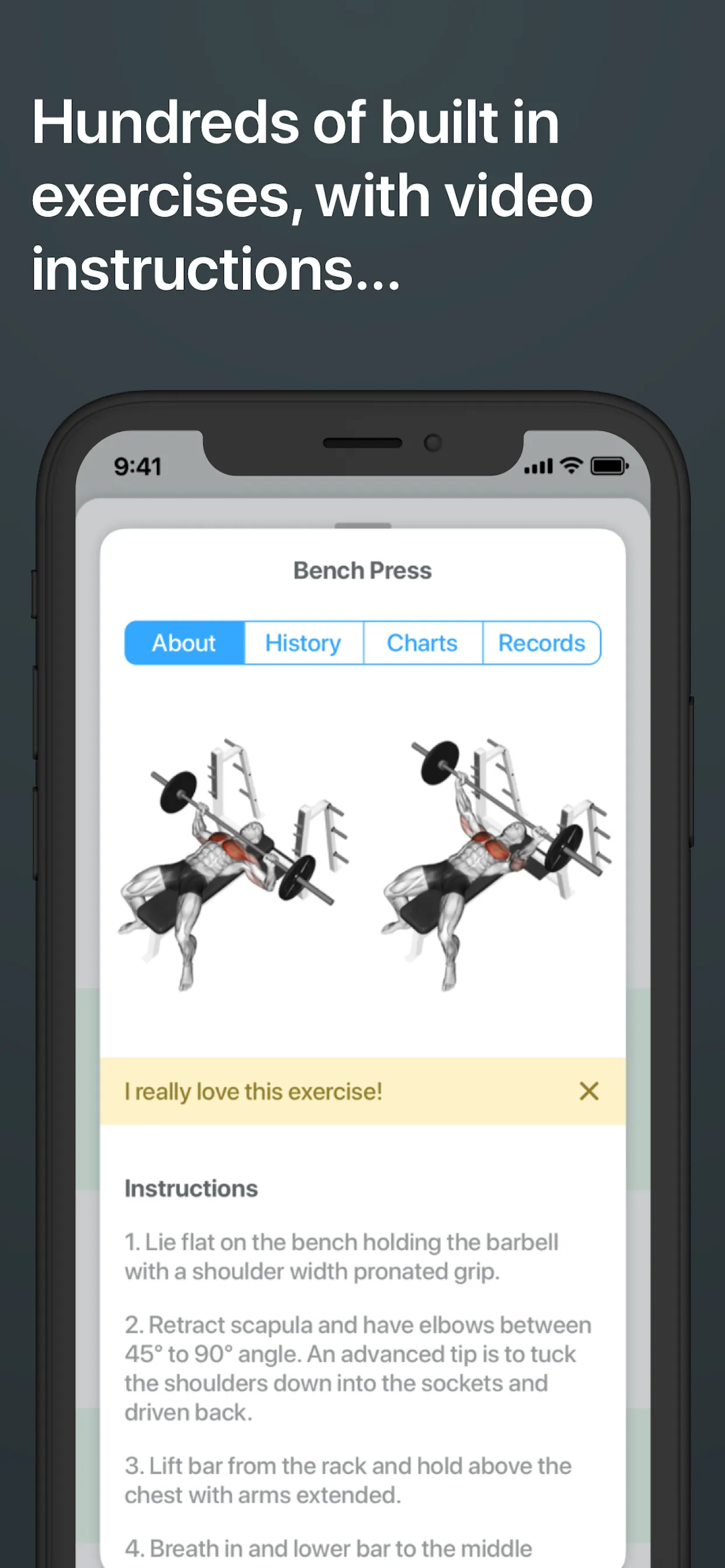 Strong Workout Tracker Gym Log iphone screenshot 3