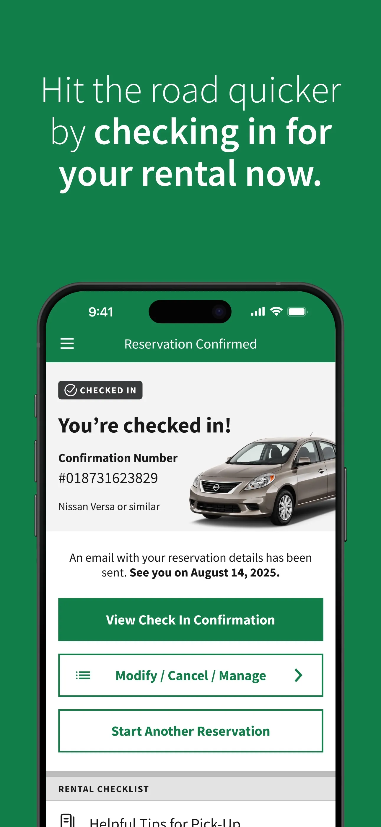 Enterprise Rent-A-Car iphone screenshot 9