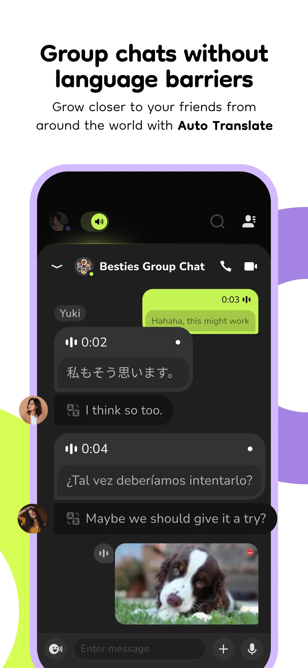 buz - voice connects iphone screenshot 4