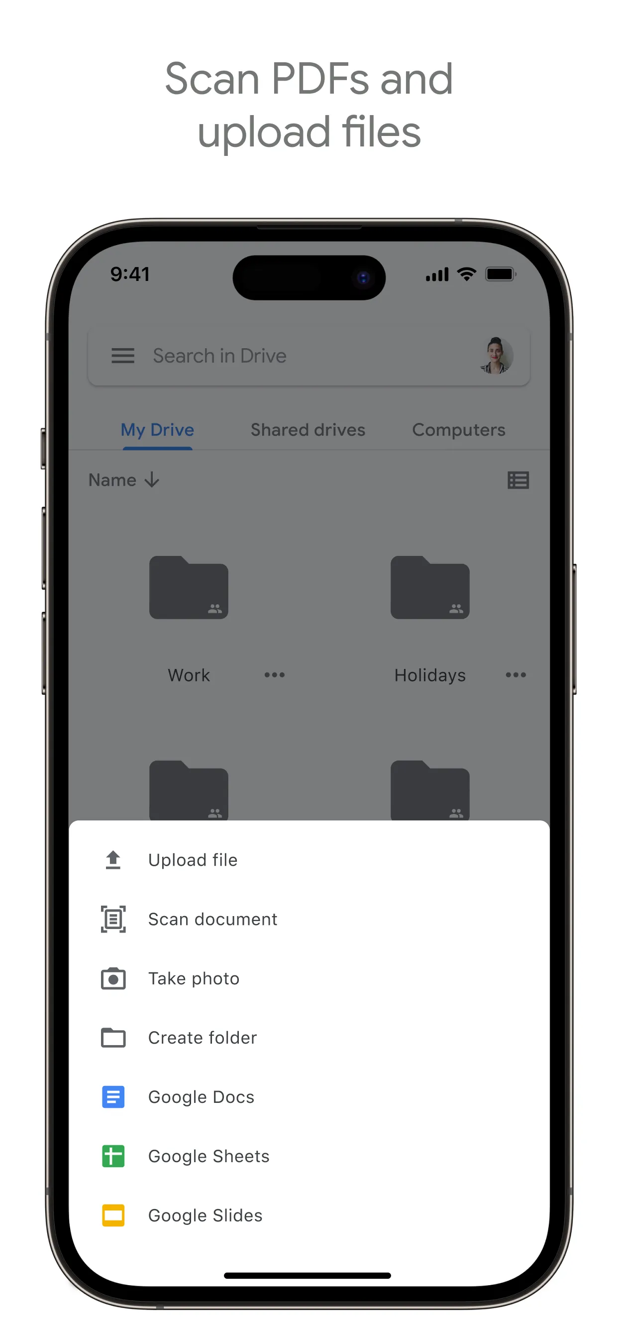 Google Drive iphone screenshot 3