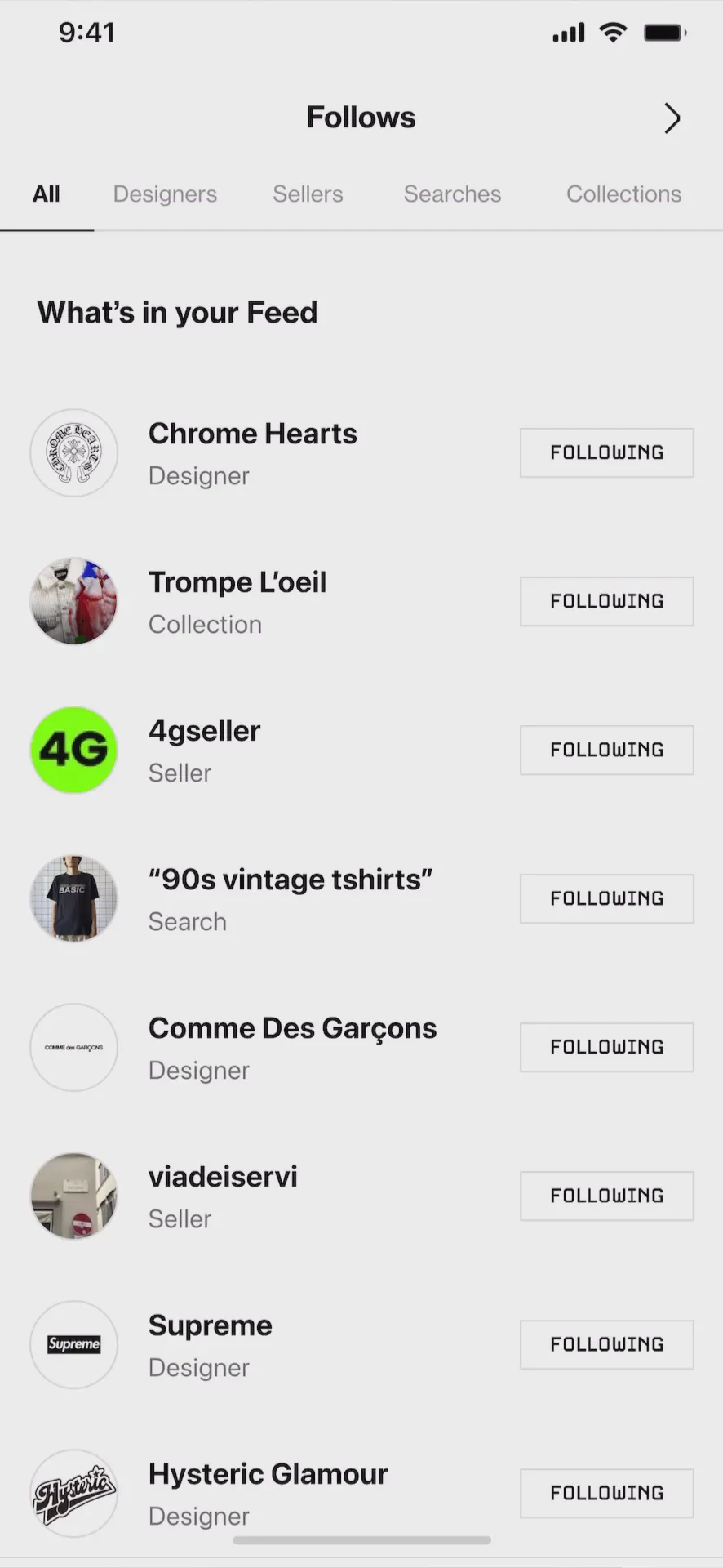Grailed – Buy & Sell Fashion iphone screenshot 1
