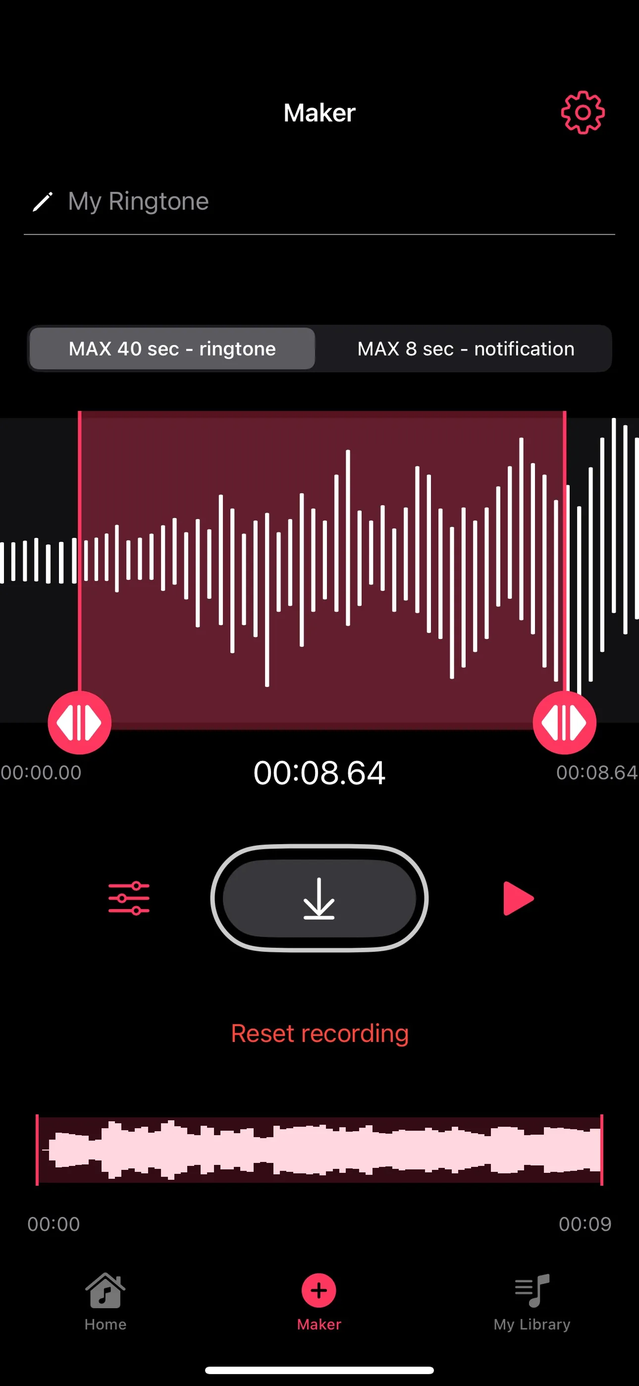RINGTONE MAKER #1 for iPhone iphone screenshot 5