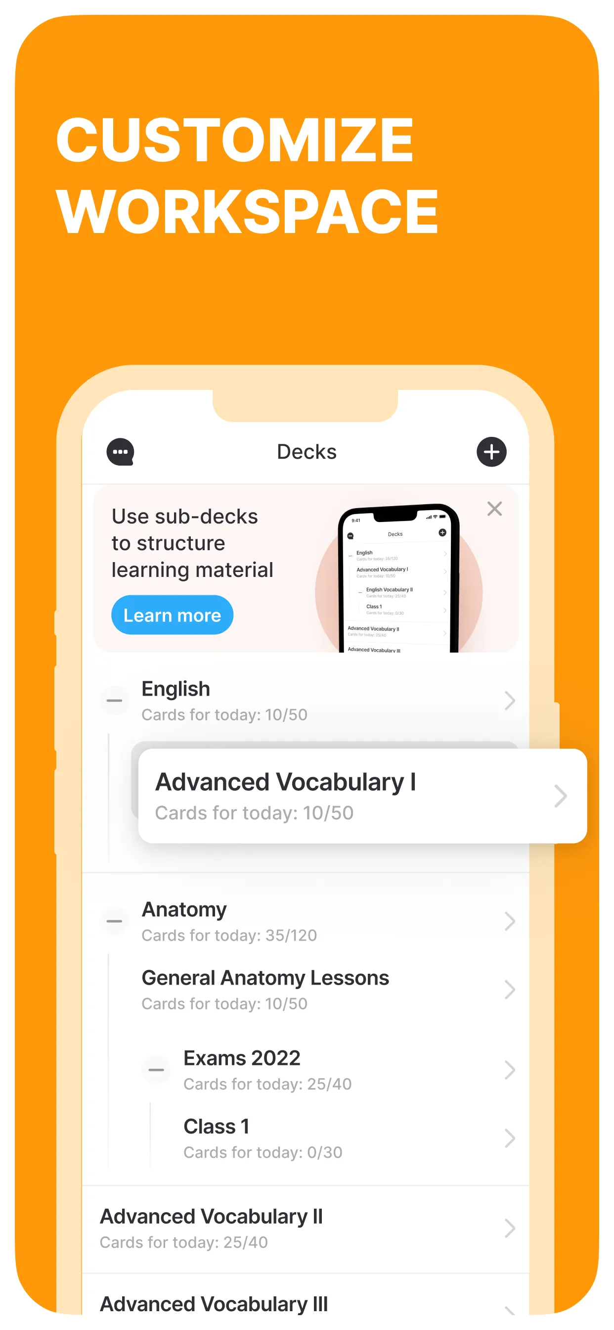Noji: Flashcards Learning iphone screenshot 7