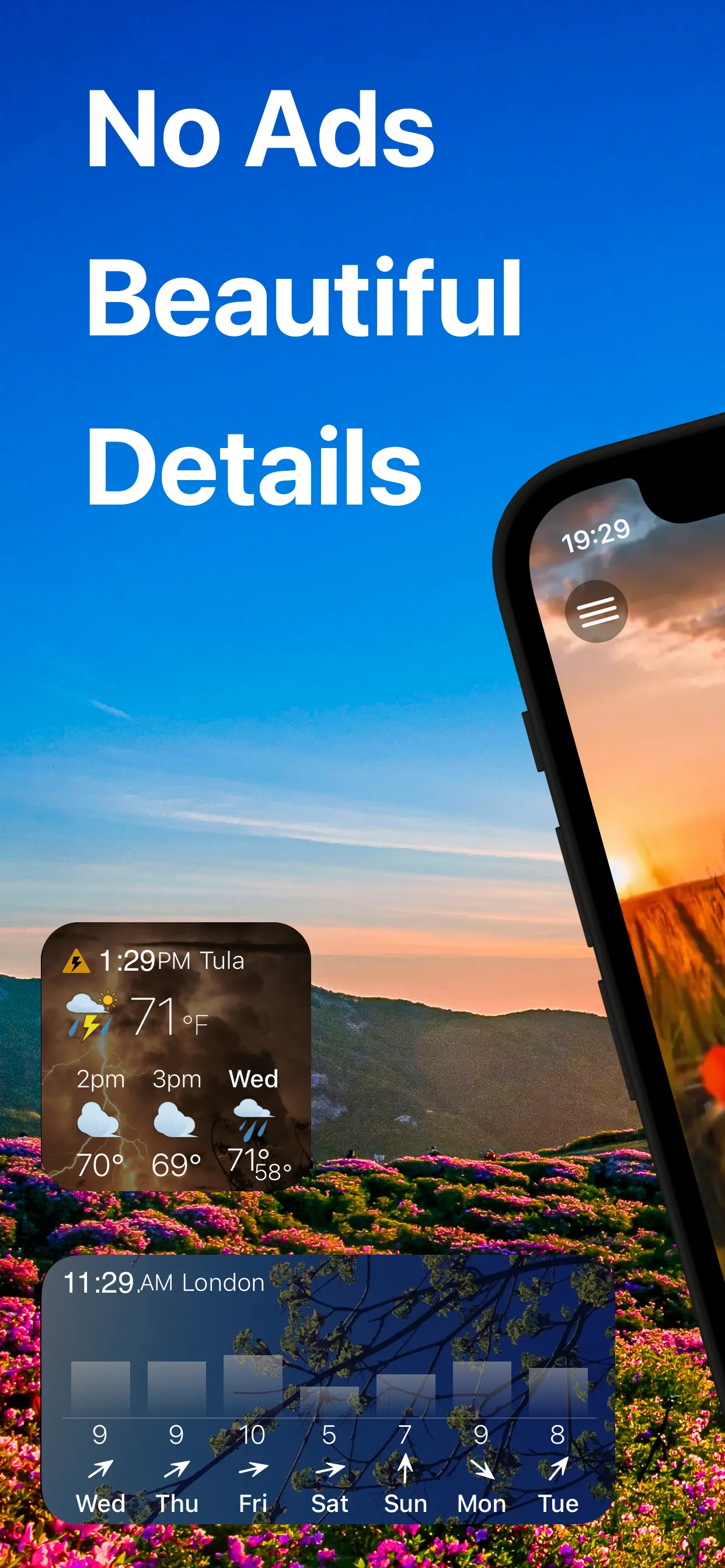 Weather & Widget - Weawow iphone screenshot 1