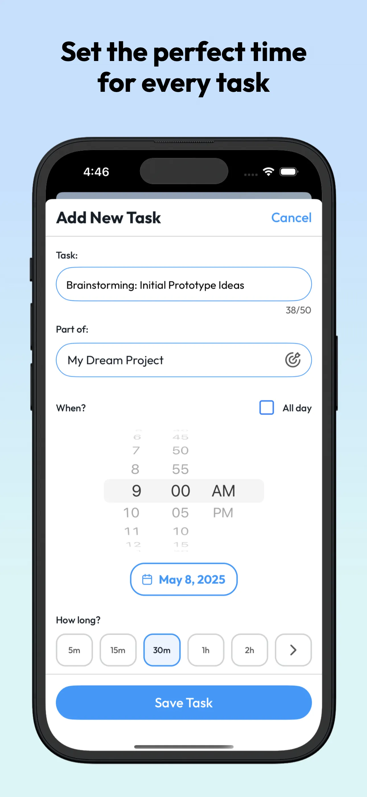 Goals Tracker & Productivity iphone screenshot 6