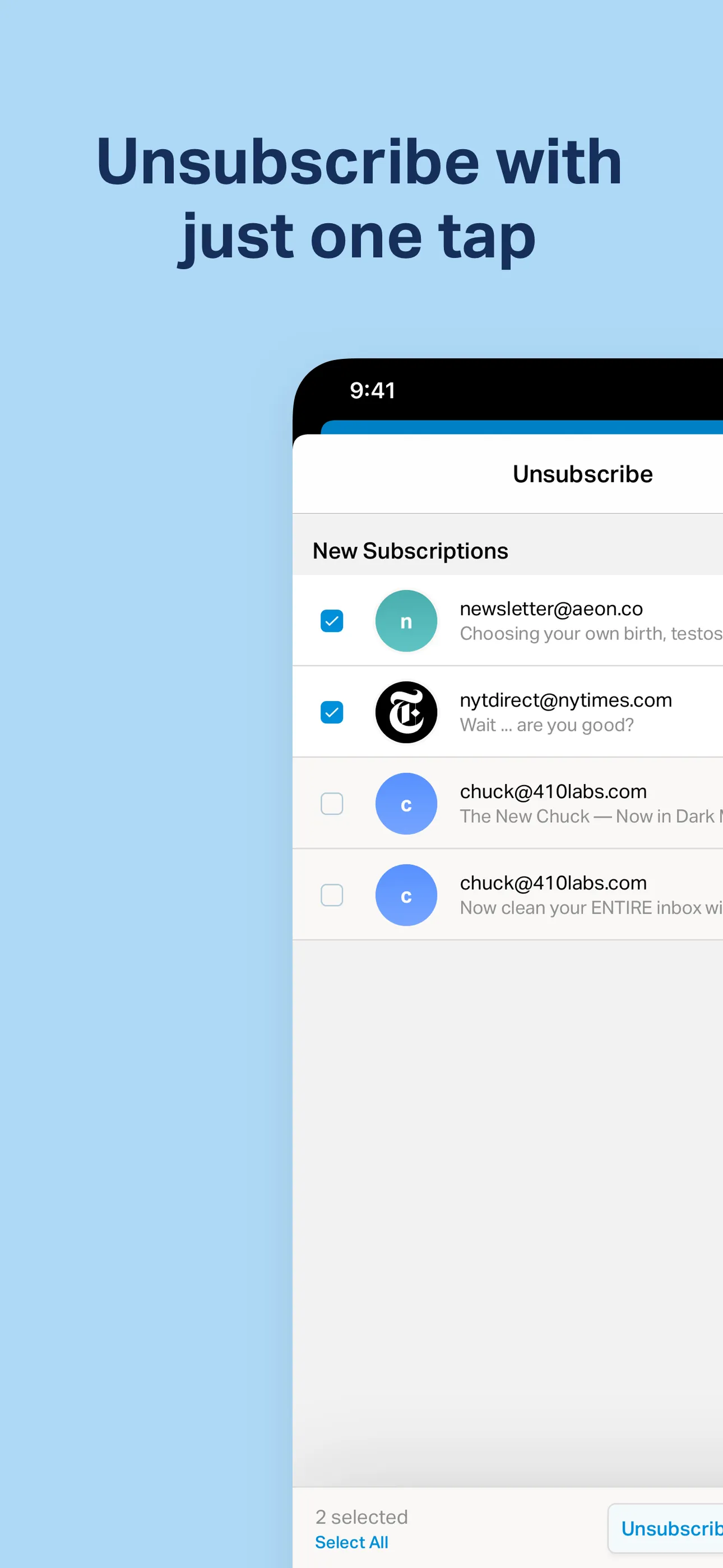 Chuck – Smarter Email with AI iphone screenshot 4