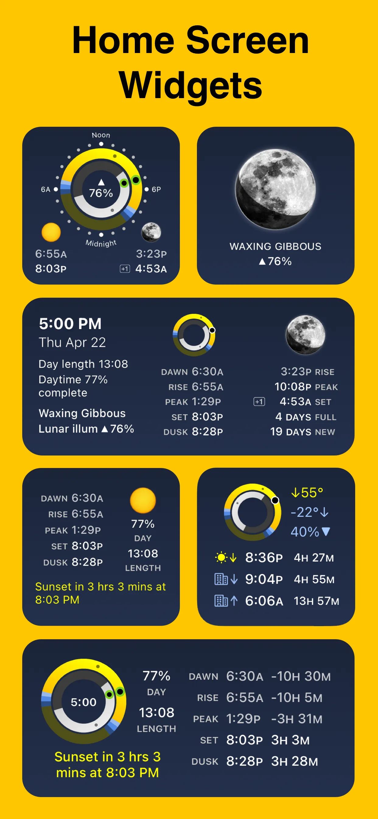 Sundial Solar & Lunar Time iphone screenshot 2