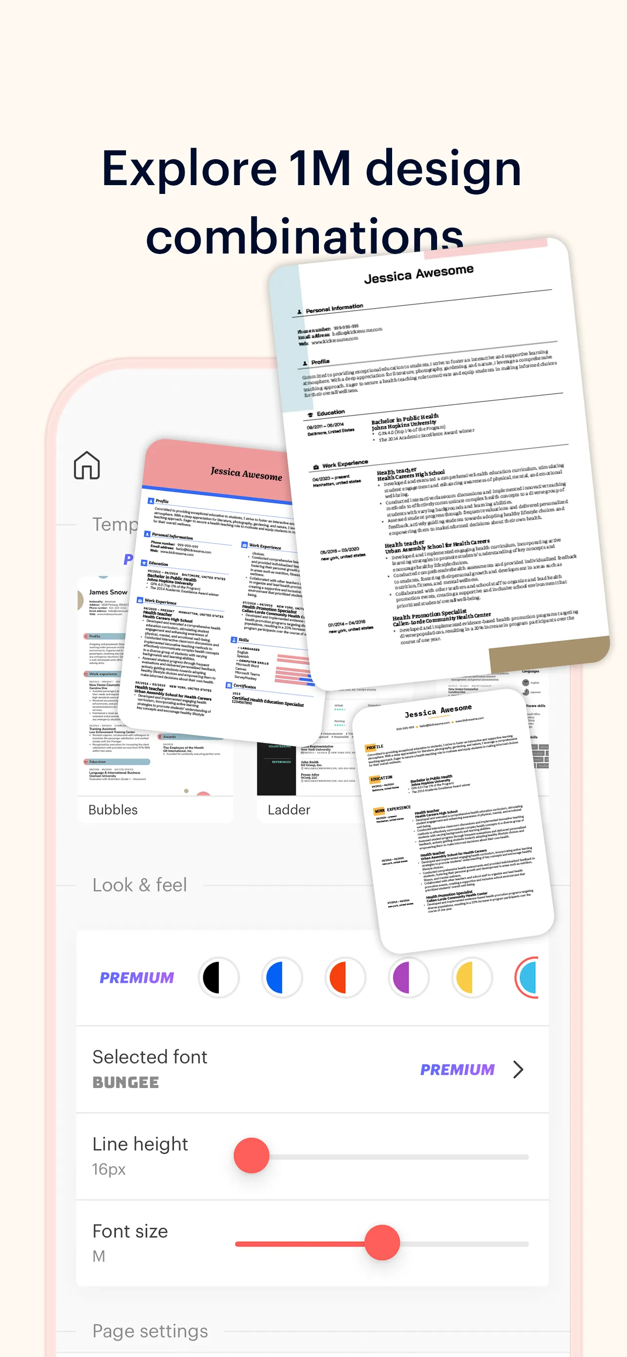Kickresume: AI Resume Builder iphone screenshot 4