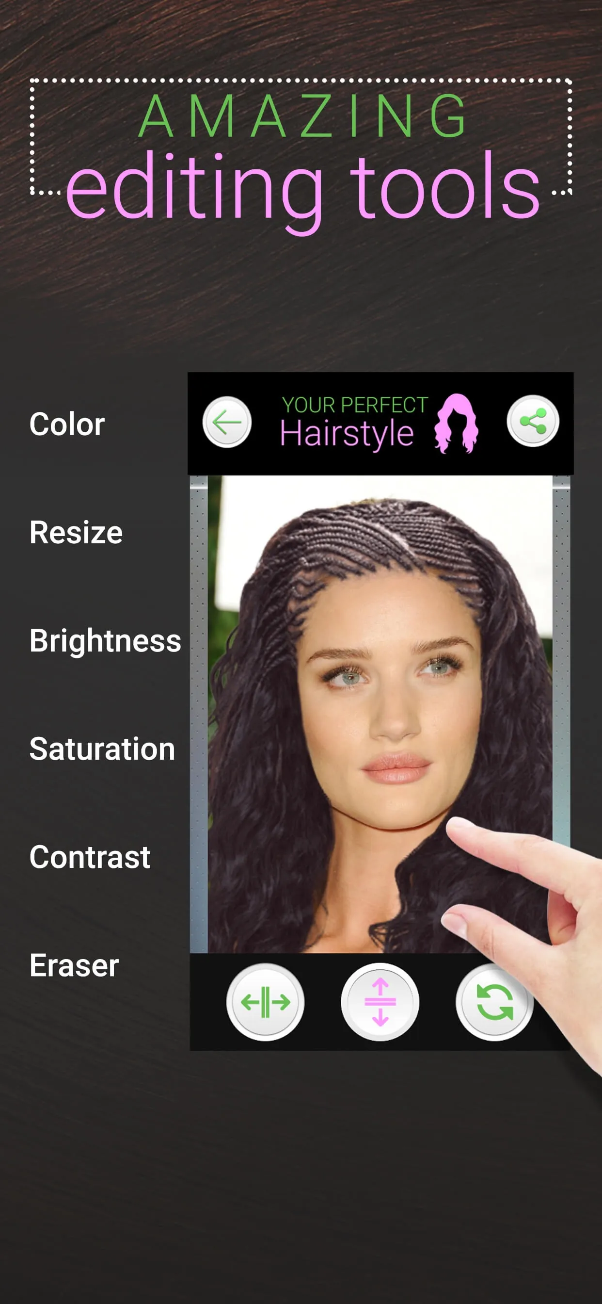 Perfect Hairstyle and Hair Cut iphone screenshot 5