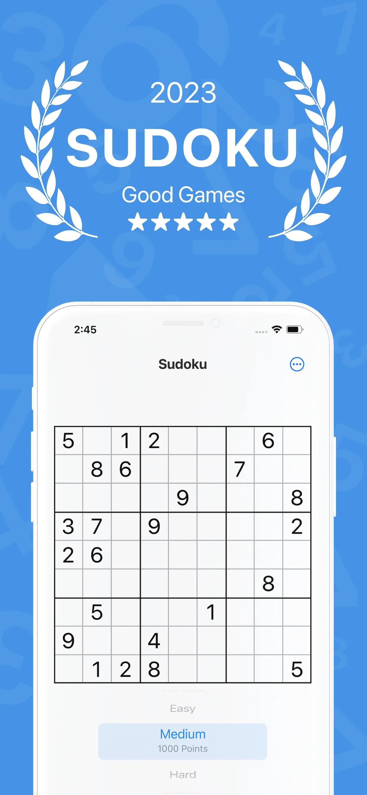 Sudoku - No ads iphone screenshot 1