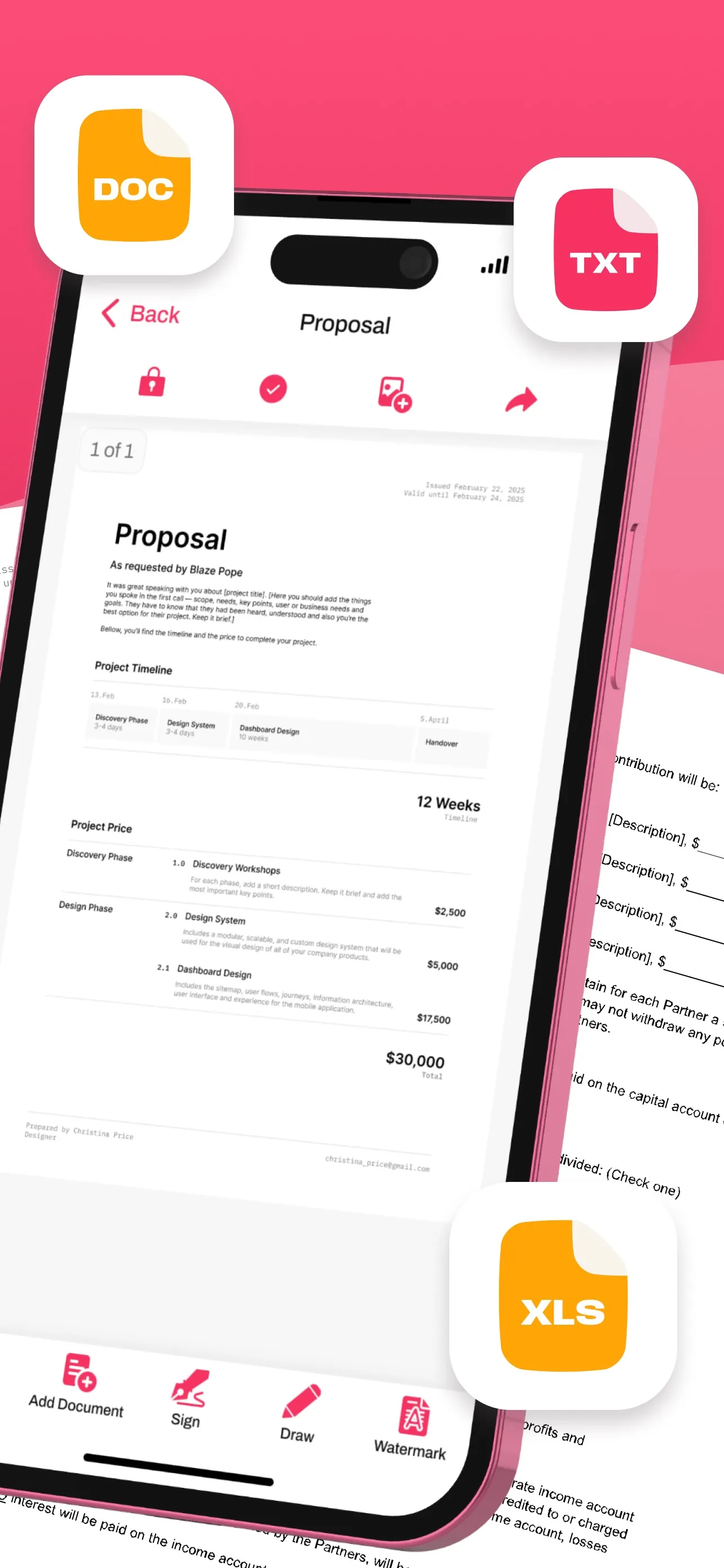 PDF Scanner & Edit DOC Viewer iphone screenshot 2