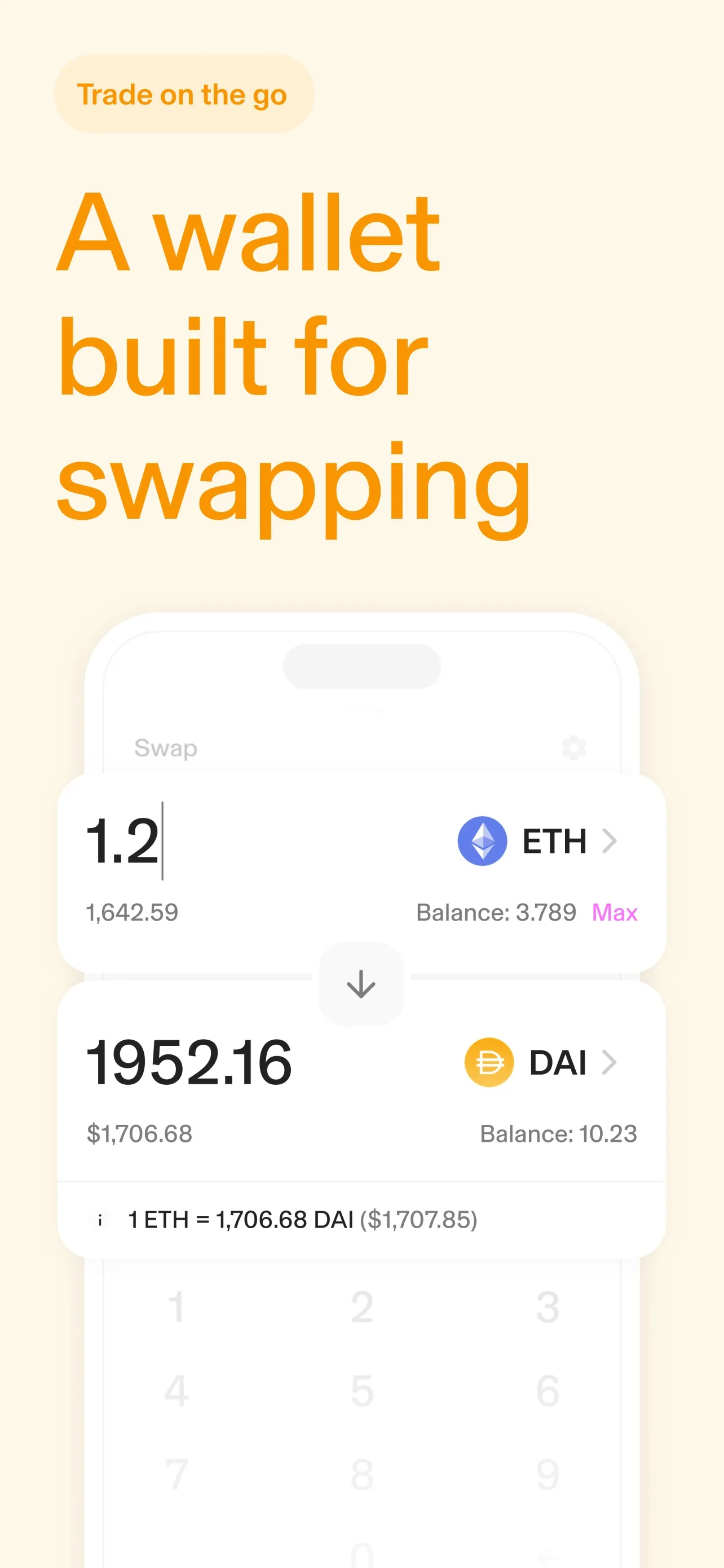 Uniswap: Crypto & NFT Wallet iphone screenshot 3