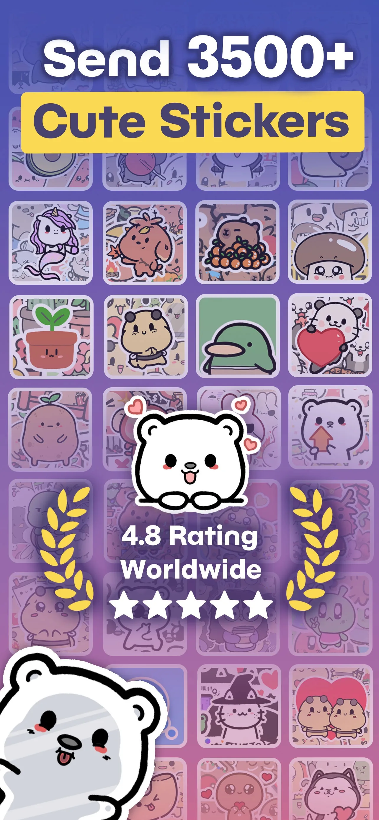 Sticker Book for iMessage GIFs iphone screenshot 1