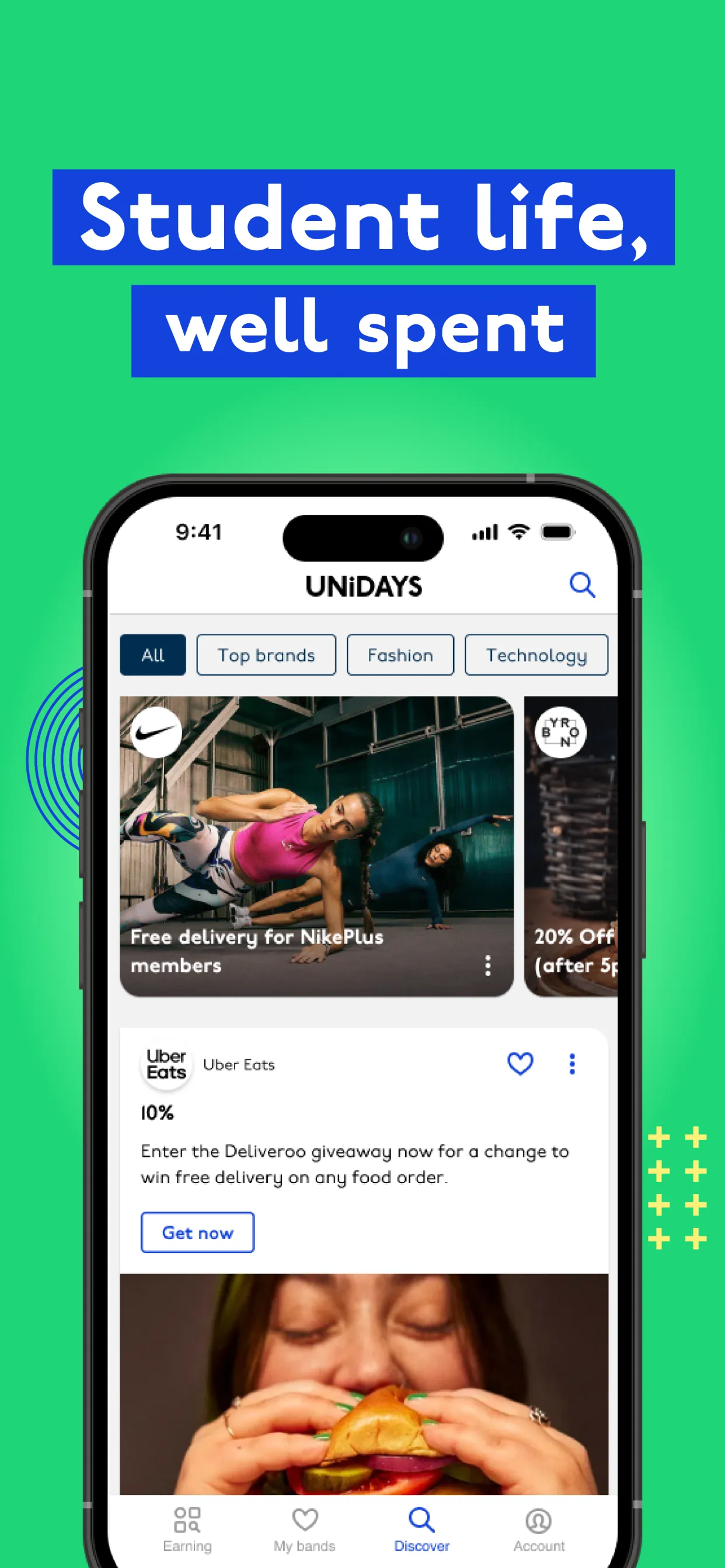 UNiDAYS: Student Discount App iphone screenshot 1