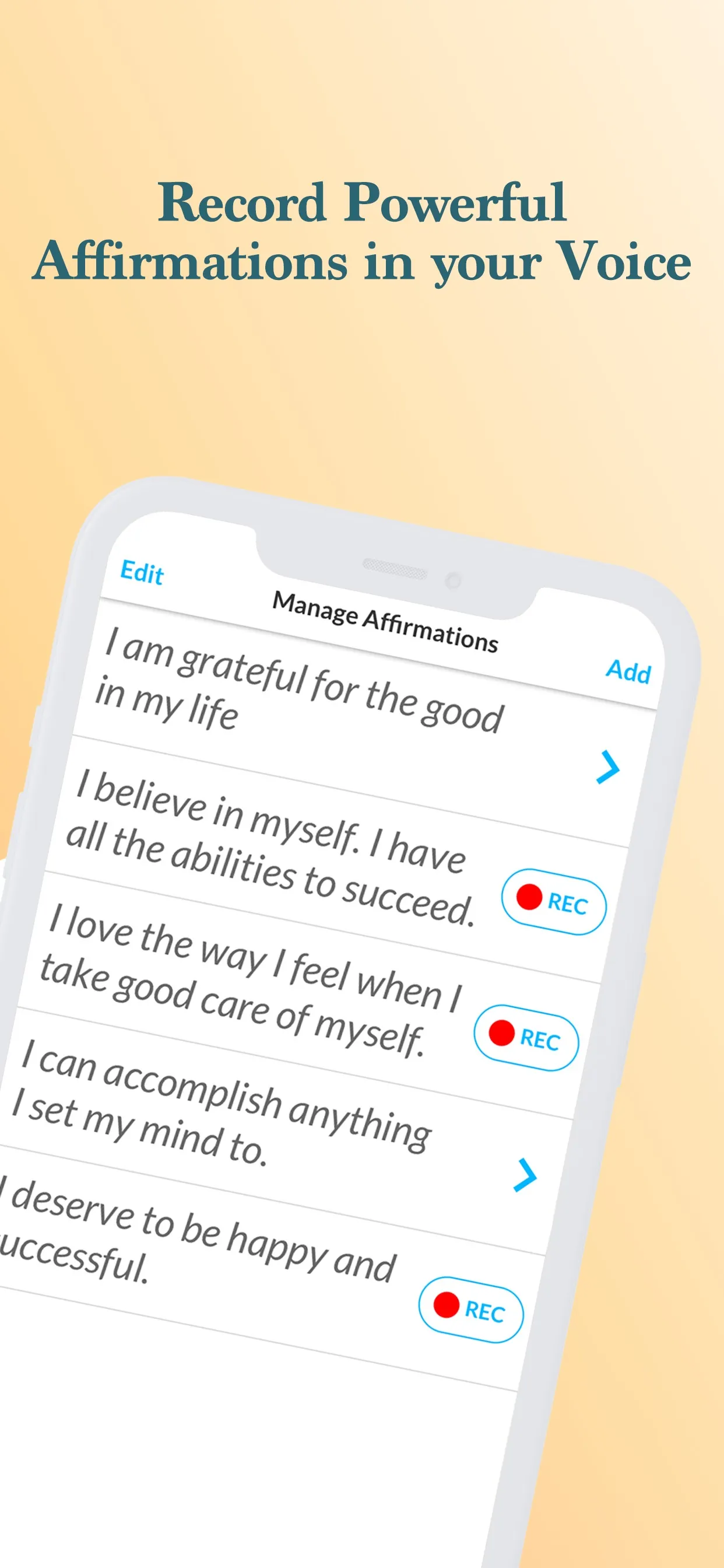 ThinkUp-Daily Affirmations app iphone screenshot 4