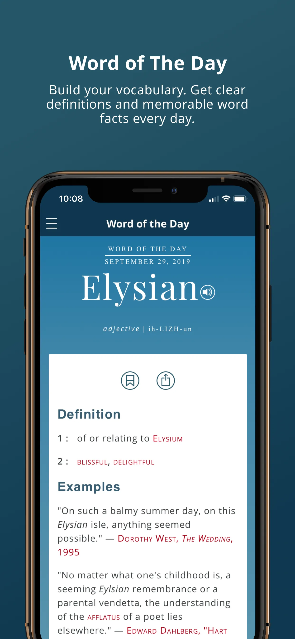 Merriam-Webster Dictionary iphone screenshot 3