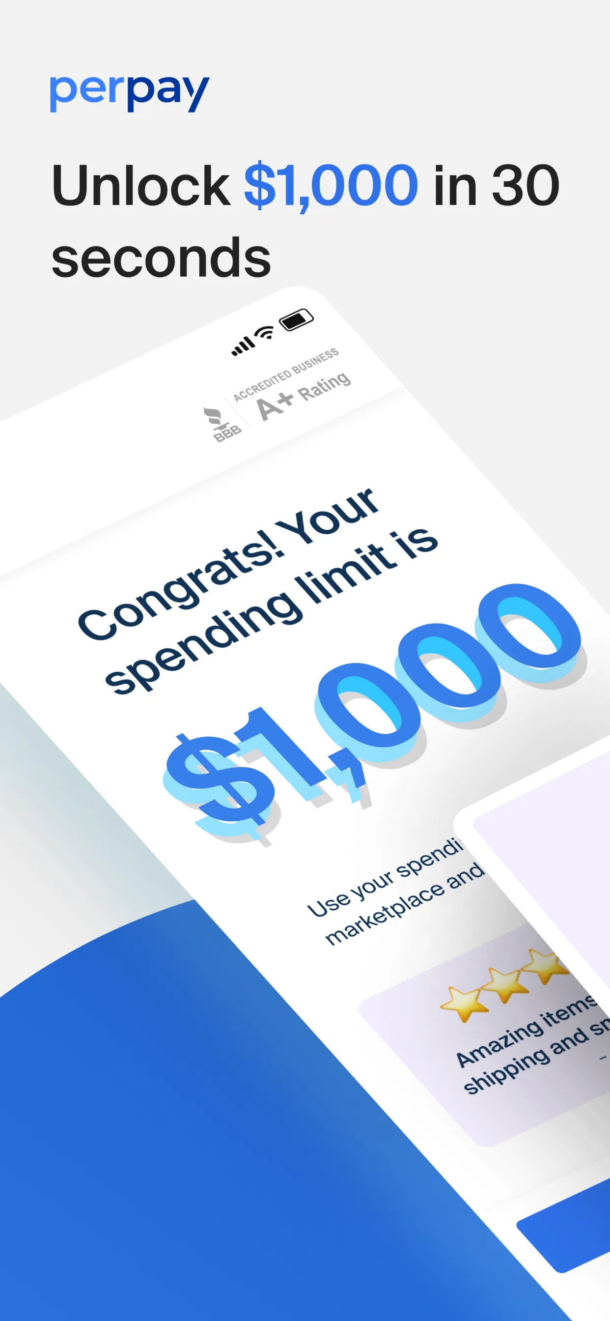 Perpay - Shop and Build Credit iphone screenshot 1