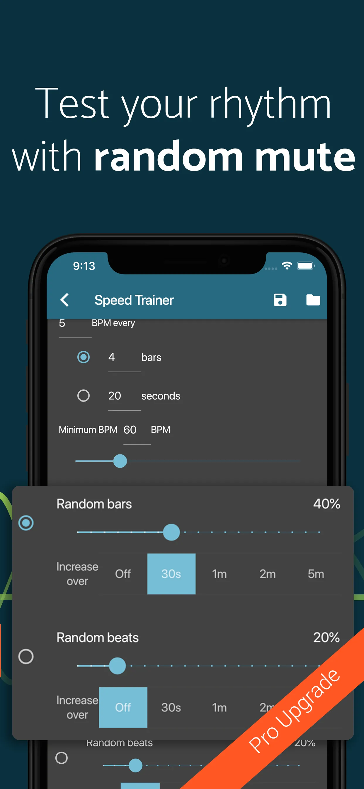 Metronome beats: BPM counter iphone screenshot 9