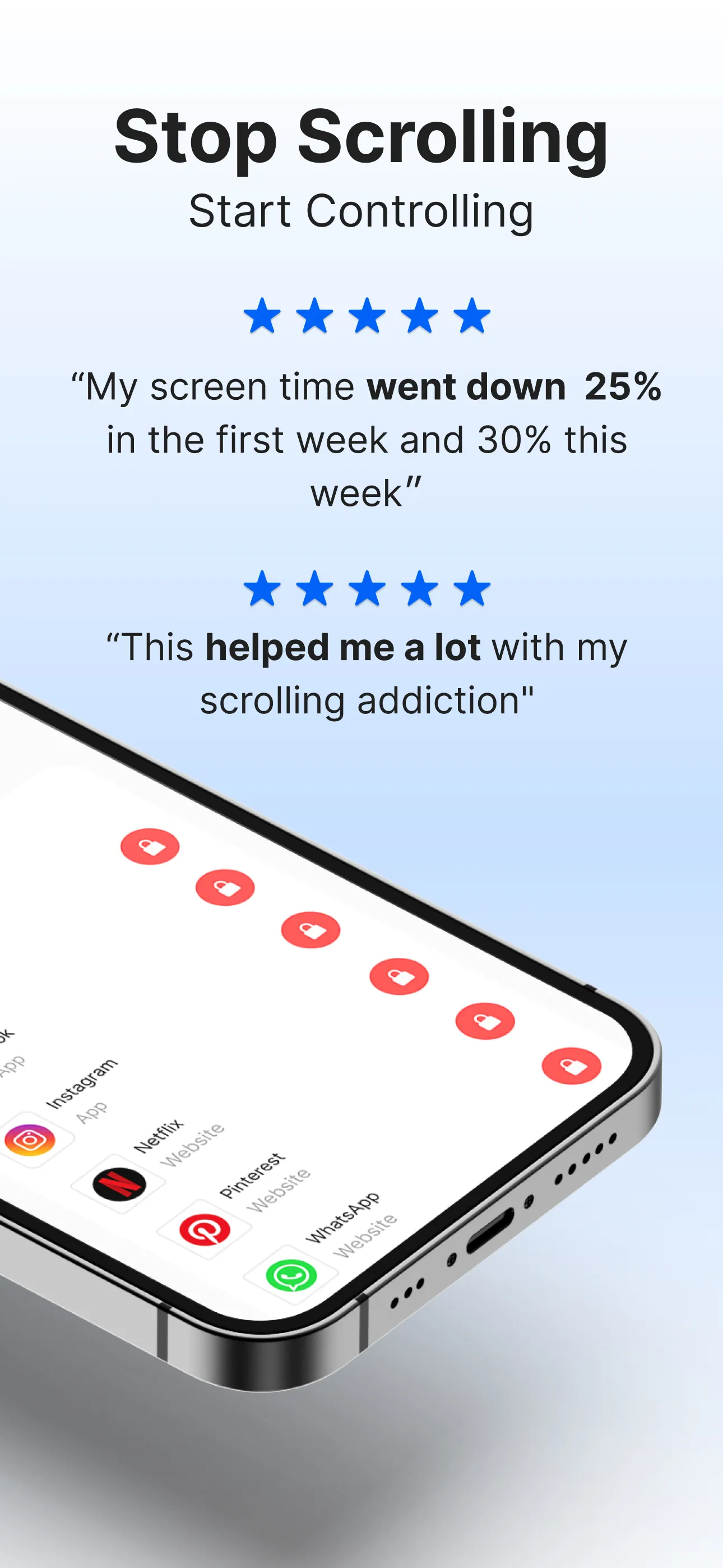 BlockSite: Block Apps & Focus iphone screenshot 2