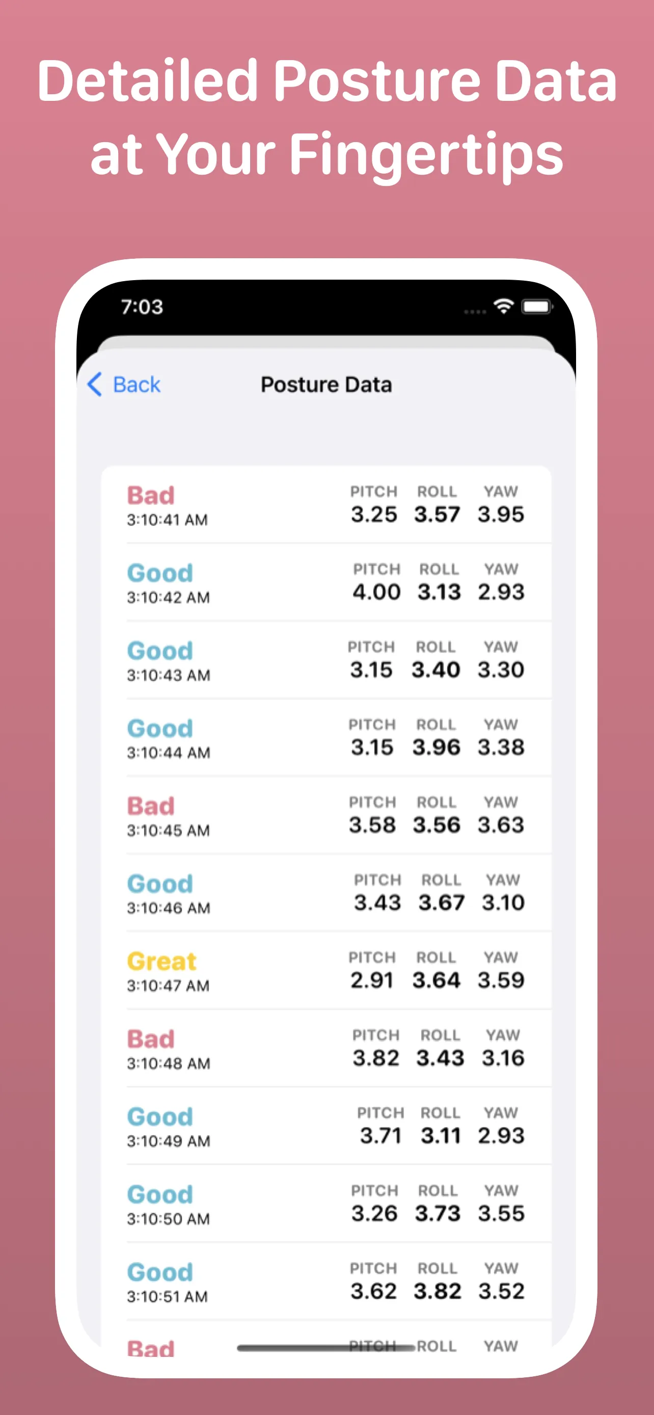 Posture Pal - Improve & Alert iphone screenshot 6