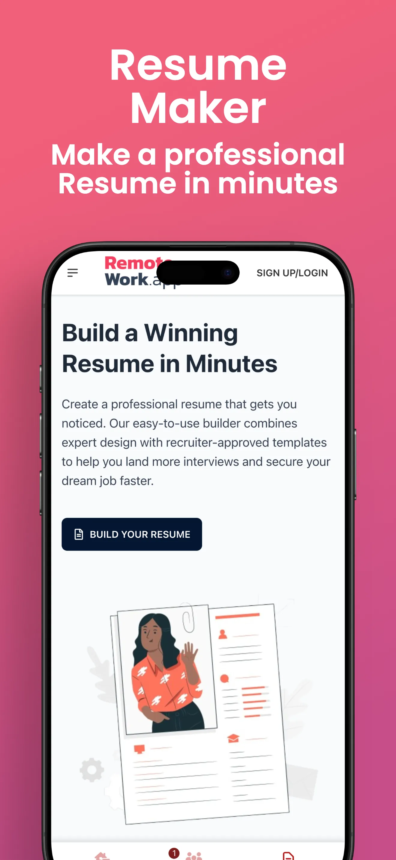 Remote-Work.app - remote jobs iphone screenshot 4